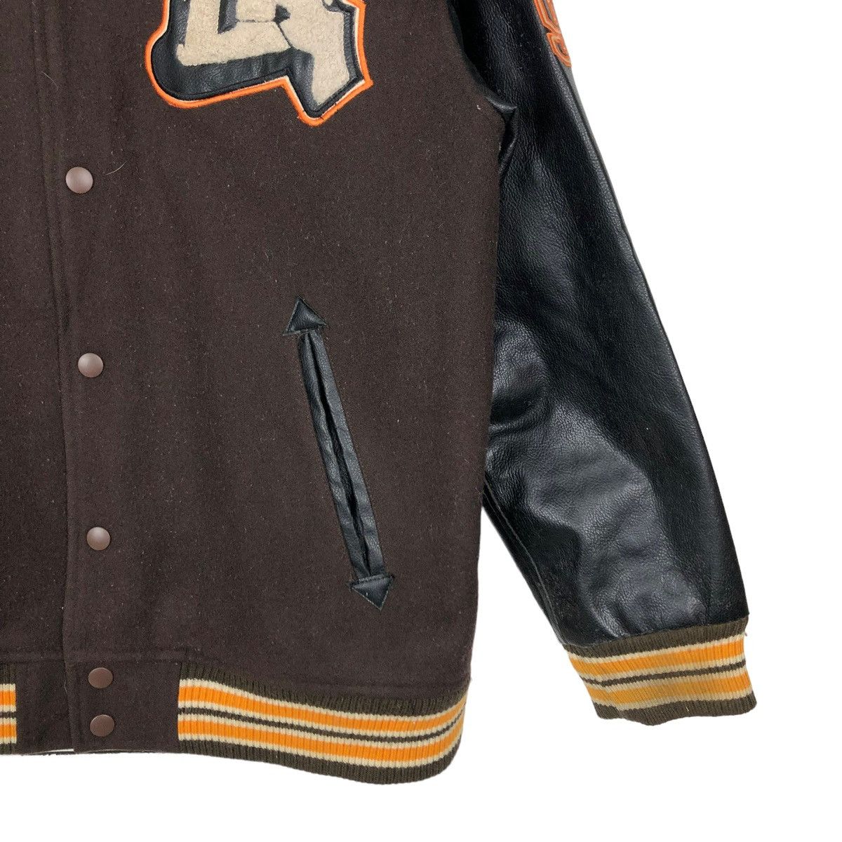 Japanese Brand 💥RARE VINTAGE VARSITY JACKET CONART LEATHER BIG LOGO Size US M / EU 48-50 / 2 - 5 Thumbnail