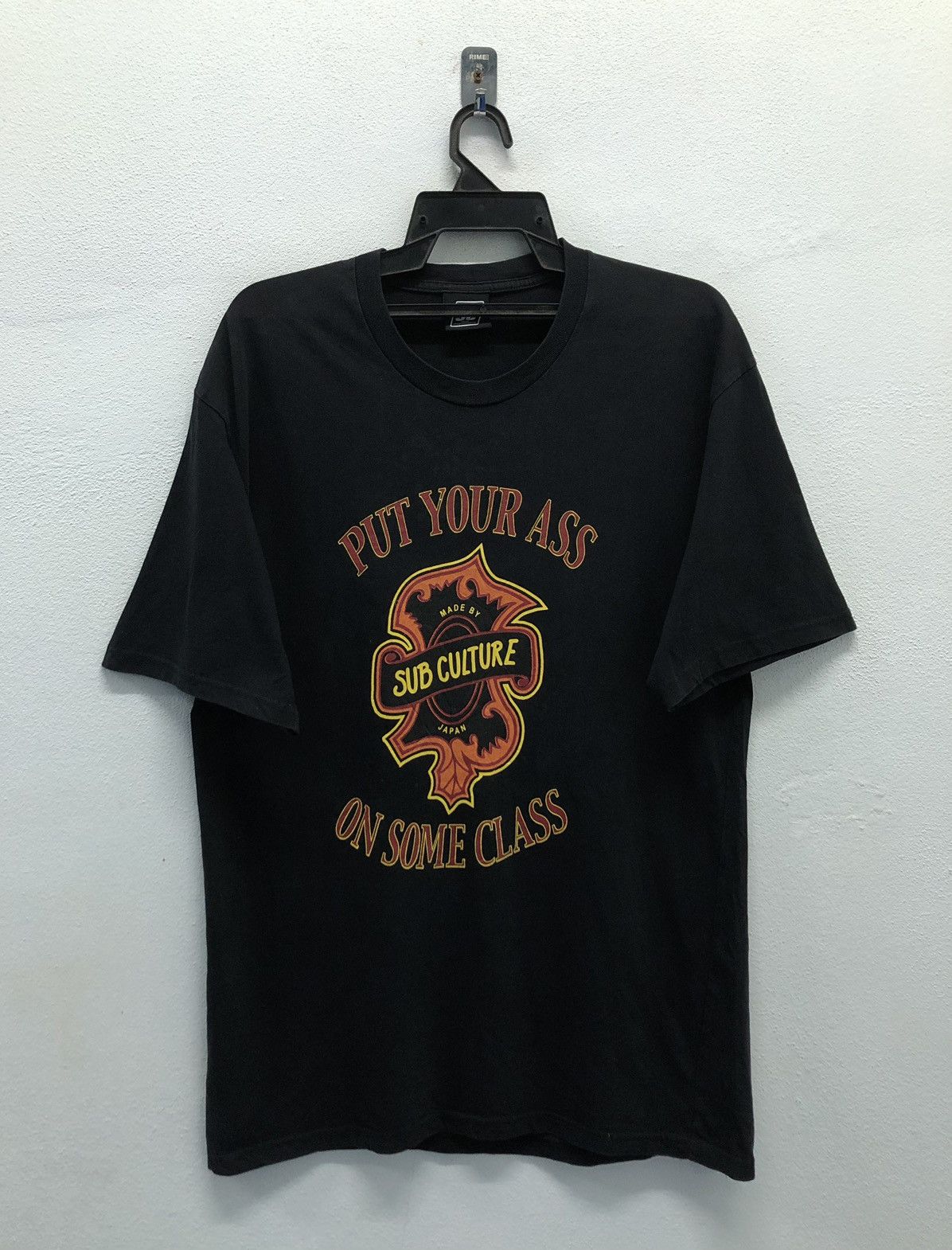 Japanese Brand Vintage SC Put Your Ass On Some Class Made By Japan T-Shirt Size US M / EU 48-50 / 2 - 1 Thumbnail