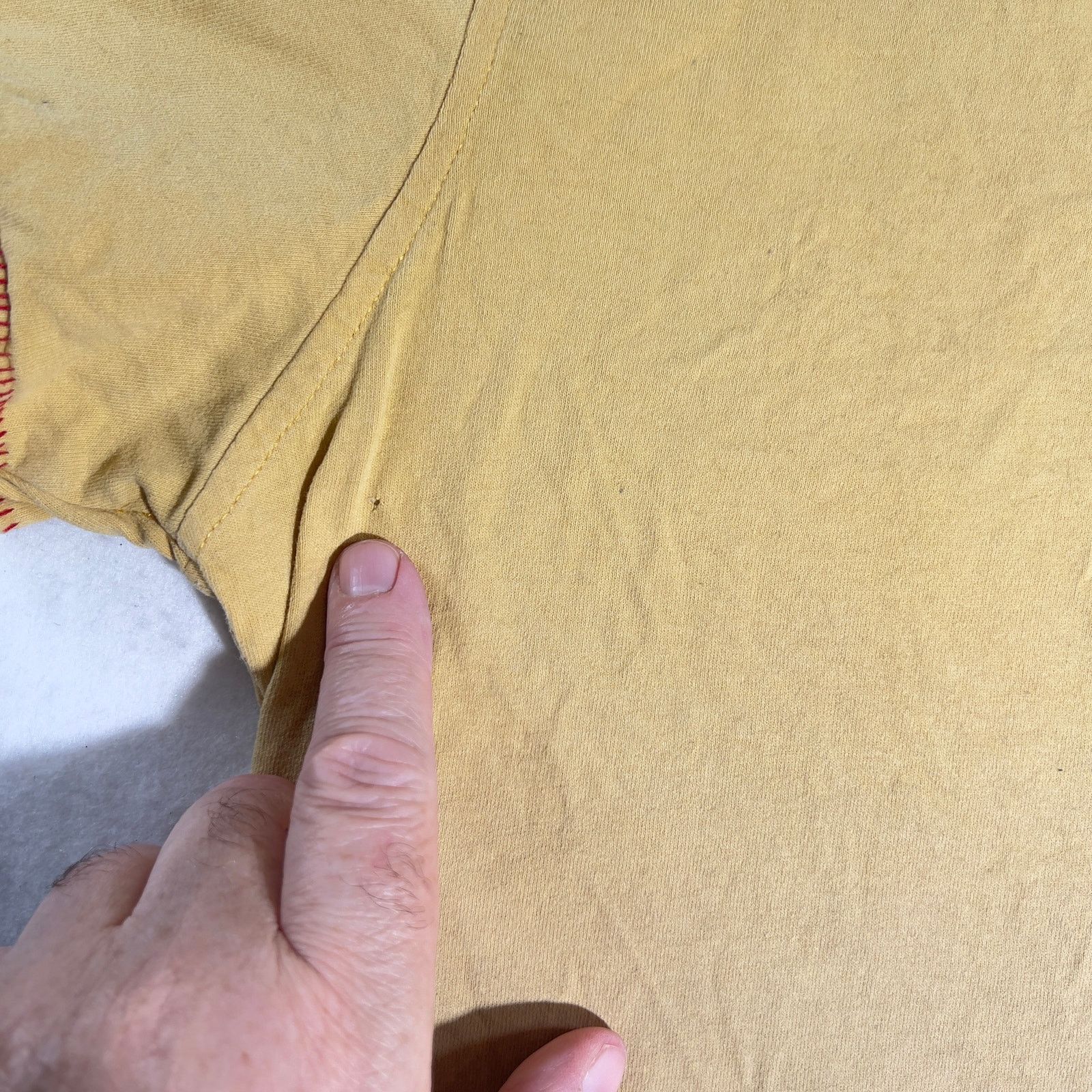 Other Industry 9 T-Shirt Extra Large Cotton Yellow Fades To Tan Size US XL / EU 56 / 4 - 11 Thumbnail
