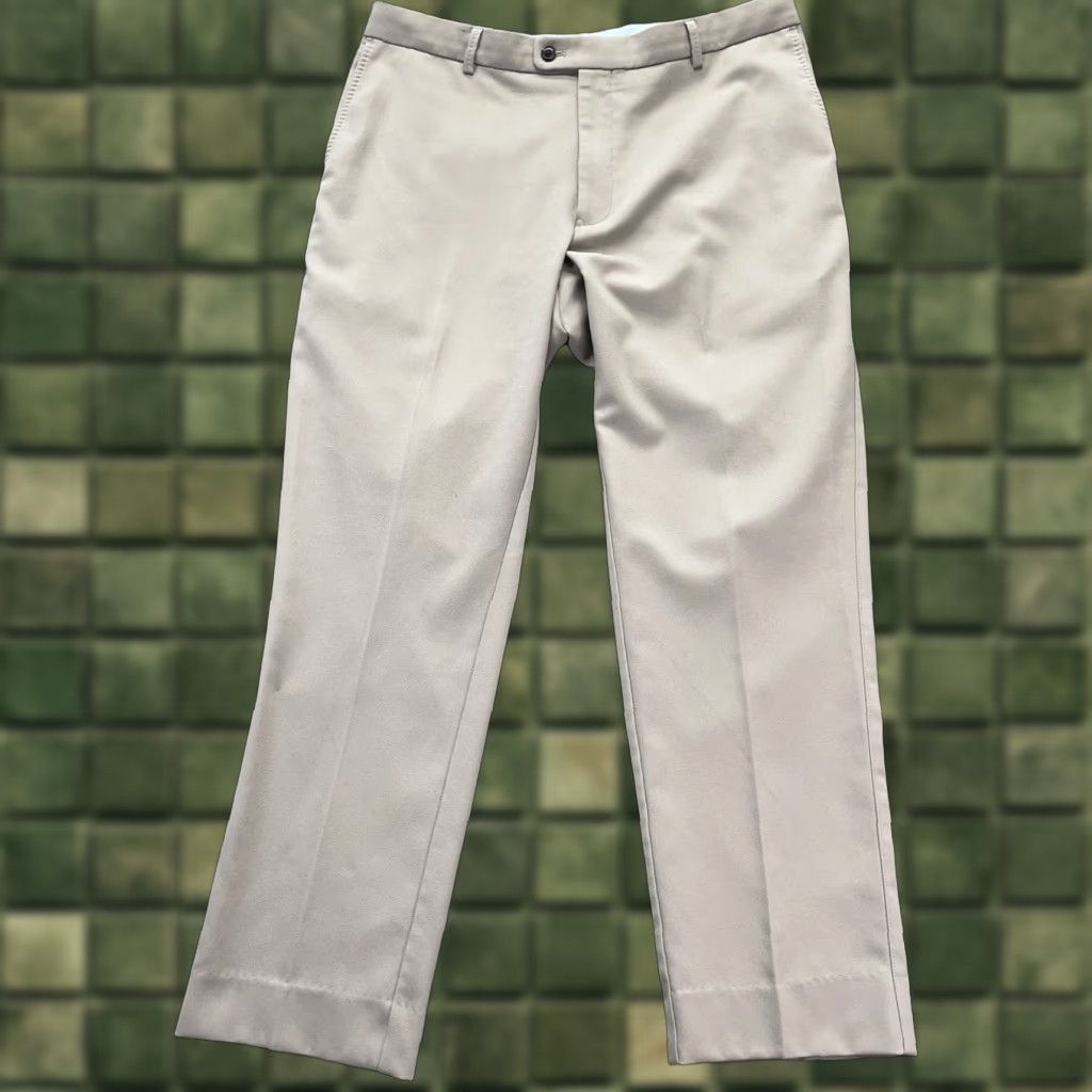 Peter Millar Peter Millar Pants Mens 34x30 Dress Pants Straight Button Zip Buckle Brown 34 Regular Size US 34 / EU 50 - 1 Thumbnail