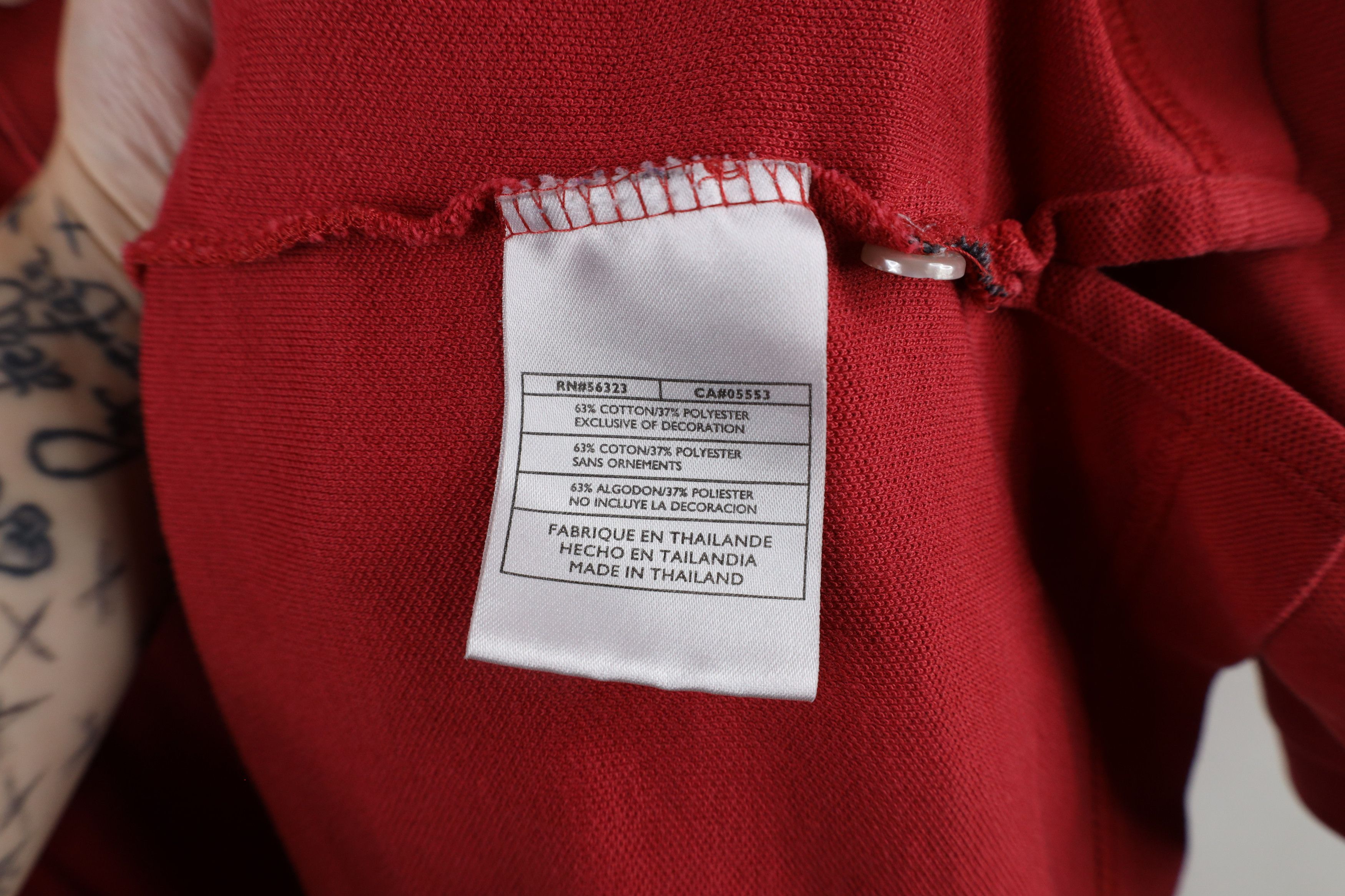 Nike × Vintage Vintage Nike Golf Travis Scott Mini Swoosh Polo Shirt Red Size US XXL / EU 58 / 5 - 9 Thumbnail