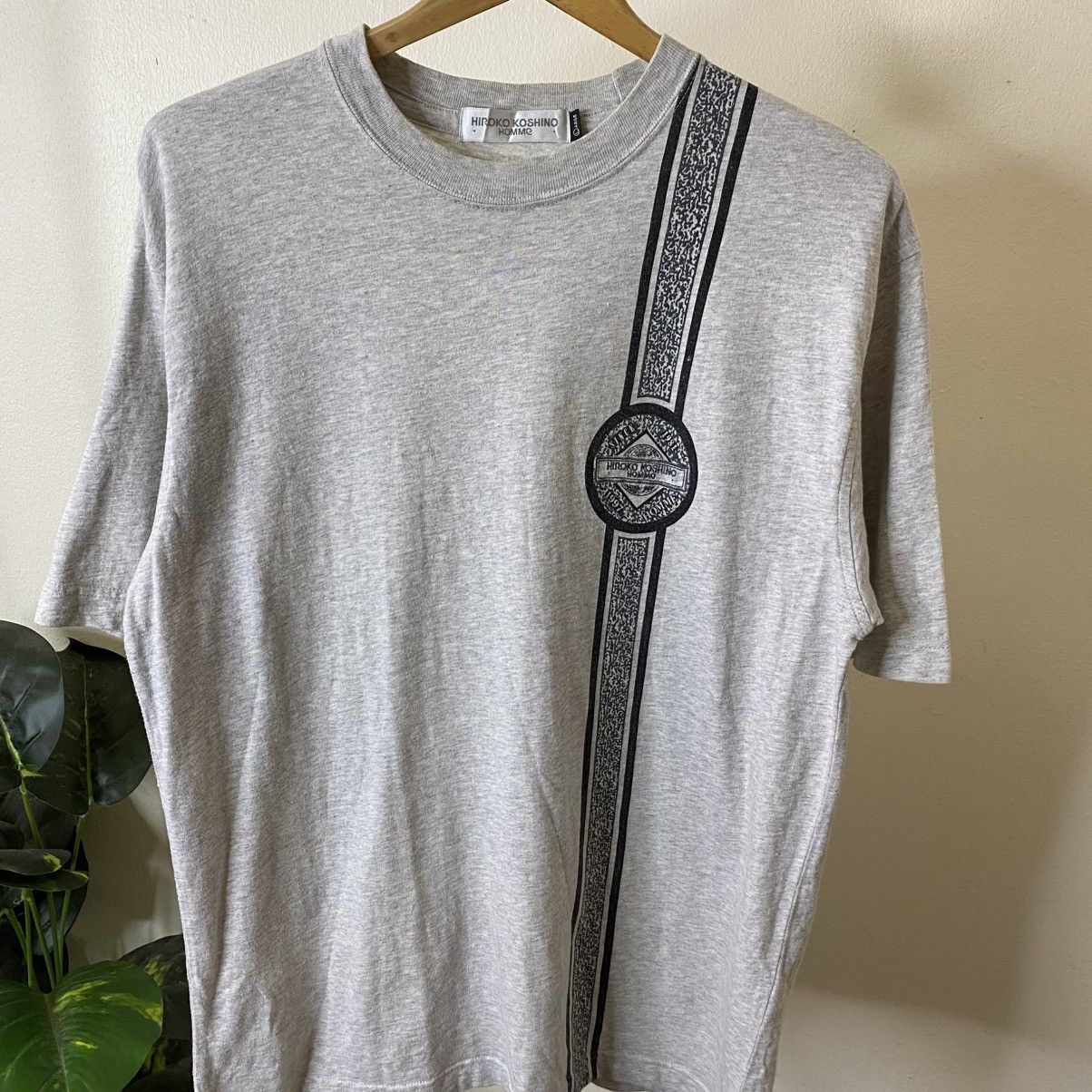 Hiroko Koshino Homme Vintage 90s Hiroko Koshino Homme Graphic Tshirt Size US L / EU 52-54 / 3 - 2 Thumbnail