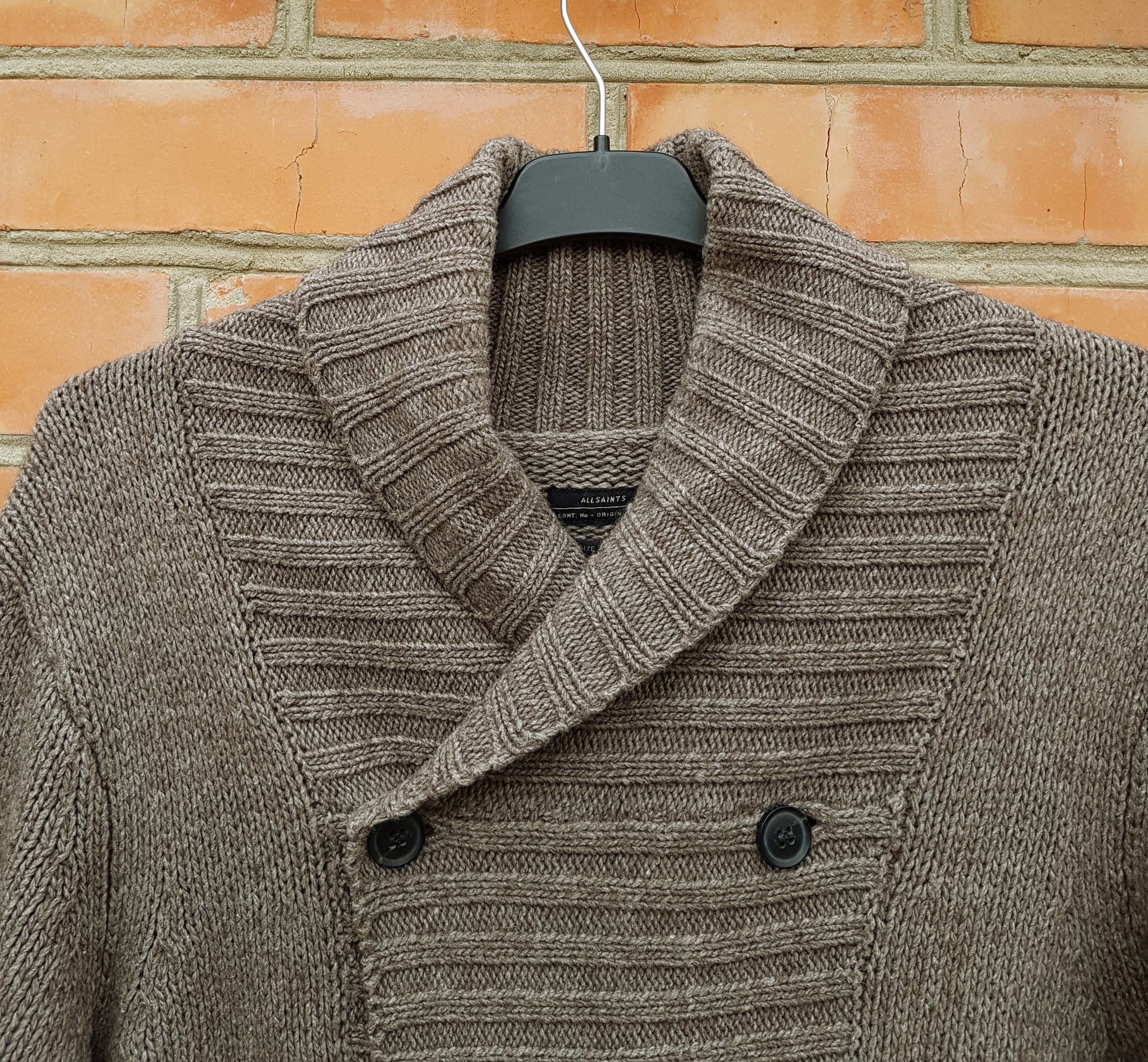 Allsaints AllSaints Mooch Cardigan knit with yak fiber sweater Shawl Size US S / EU 44-46 / 1 - 3 Thumbnail