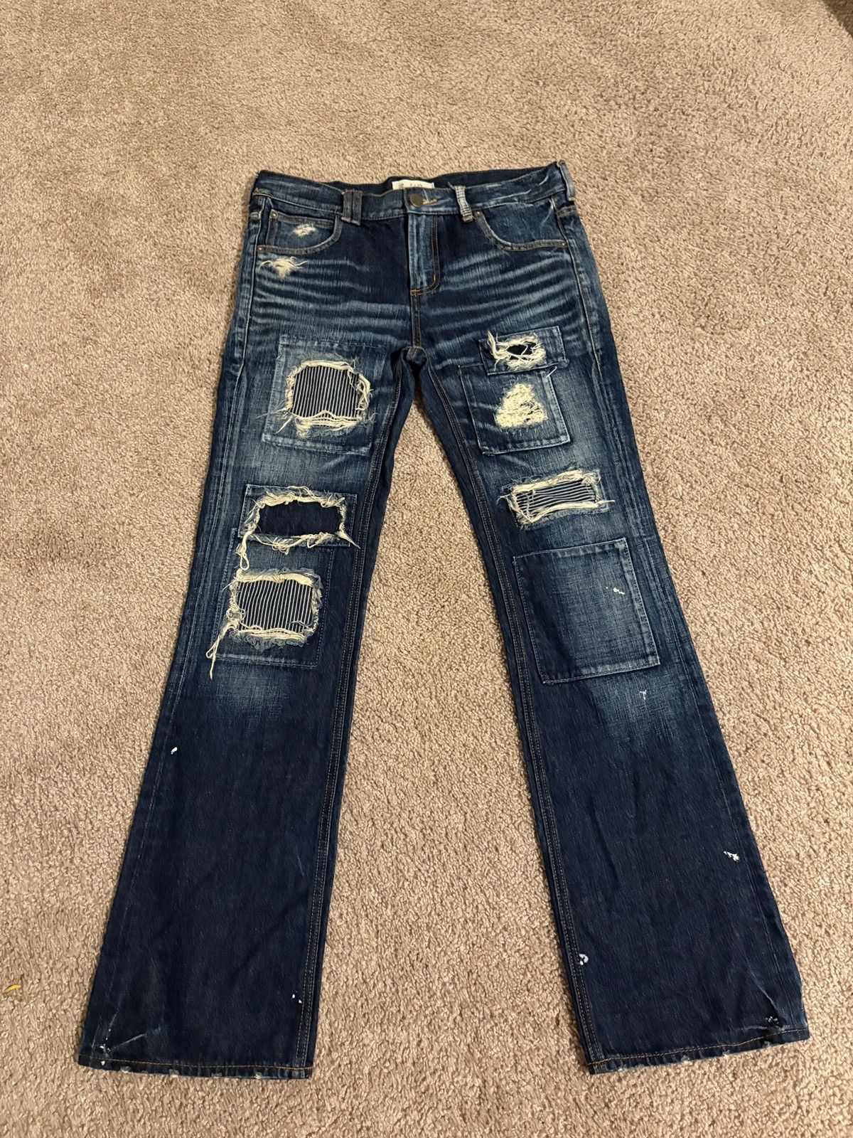 Japanese Brand JP striped jeans Size US 27 - 1 Thumbnail