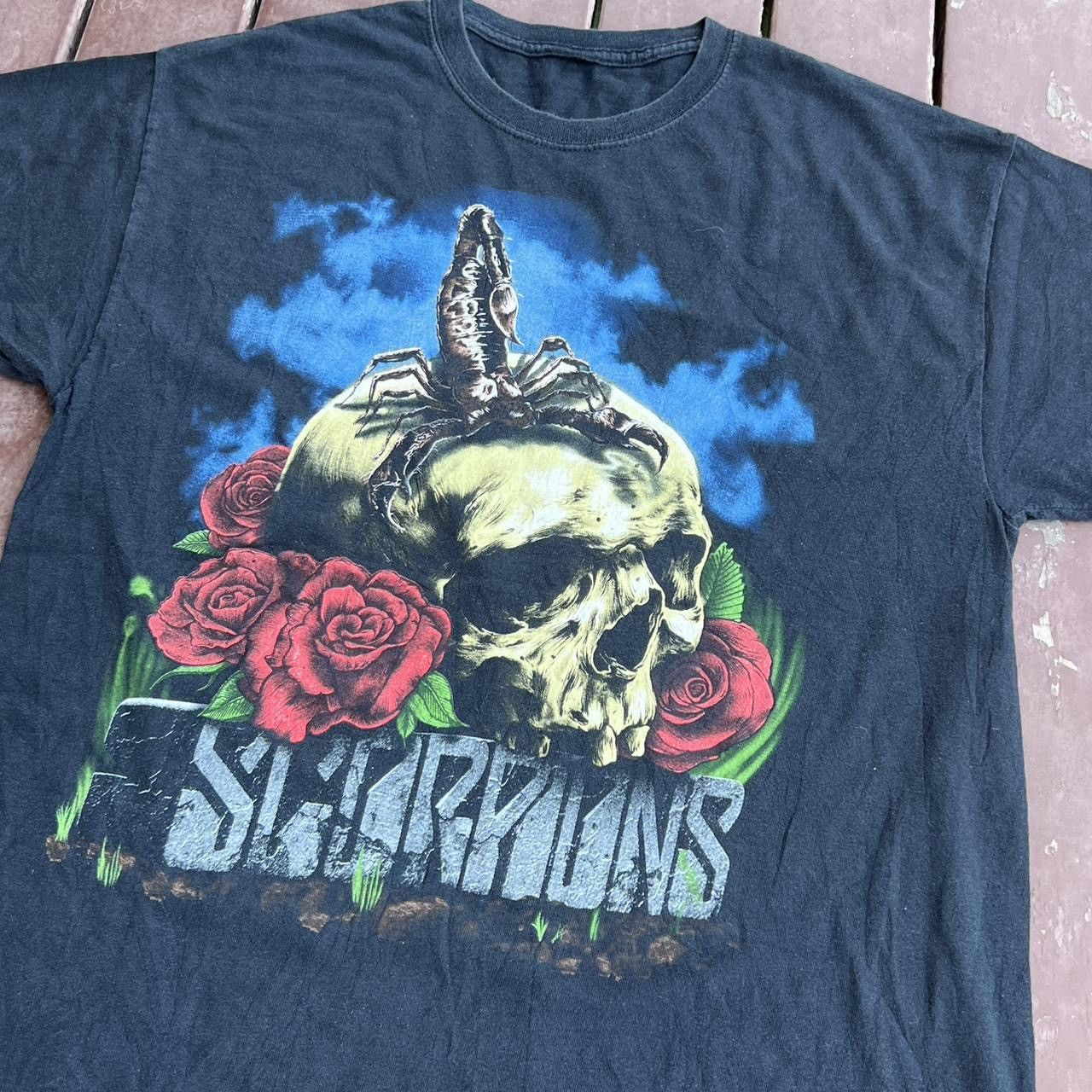 Vintage Vintage Scorpions T-shirt Size US L / EU 52-54 / 3 - 6 Thumbnail