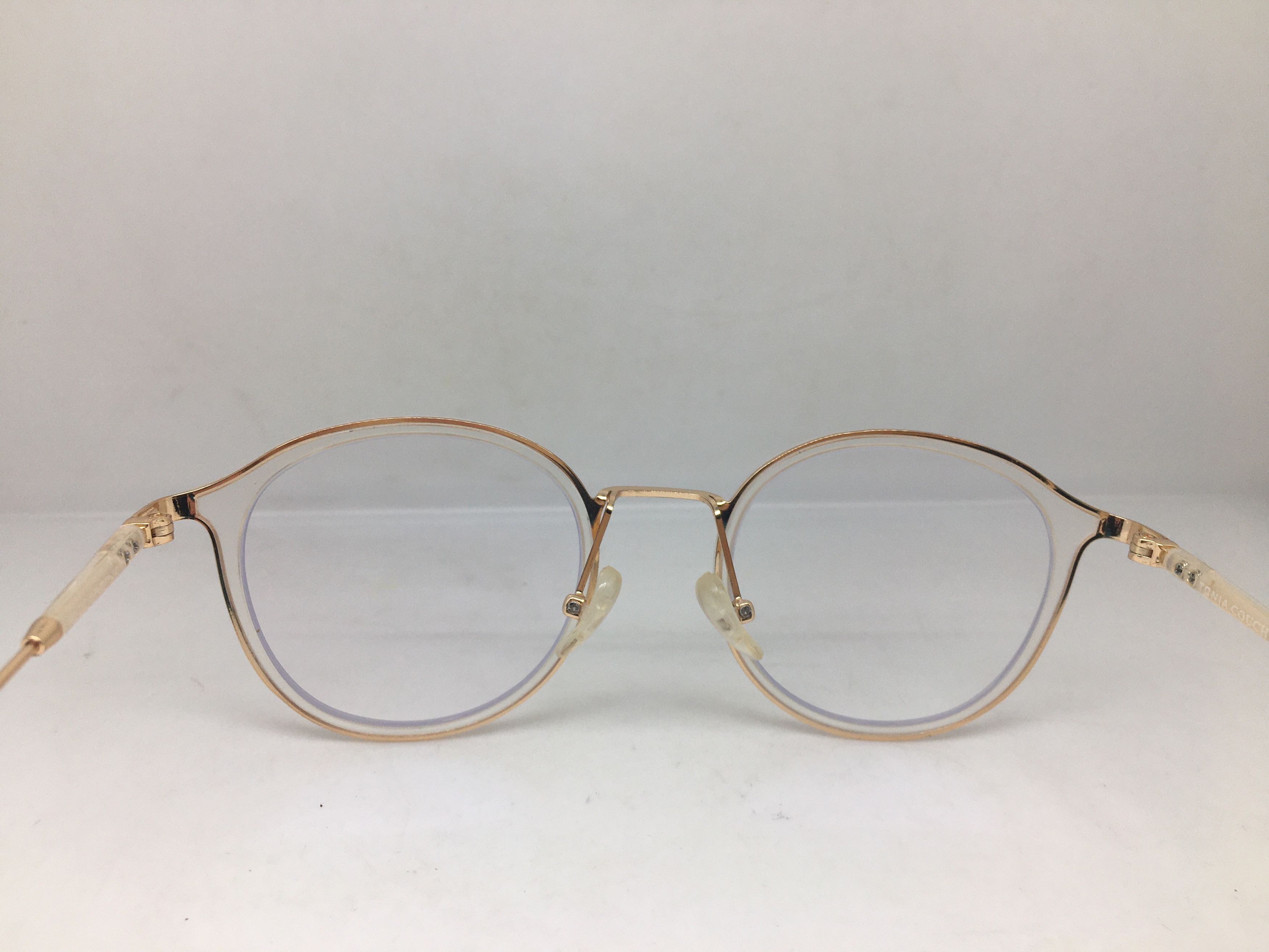 Other Tonia Couch Gold PREPPY Anti Blue Light Eyeglasses Frame Size ONE SIZE - 5 Thumbnail