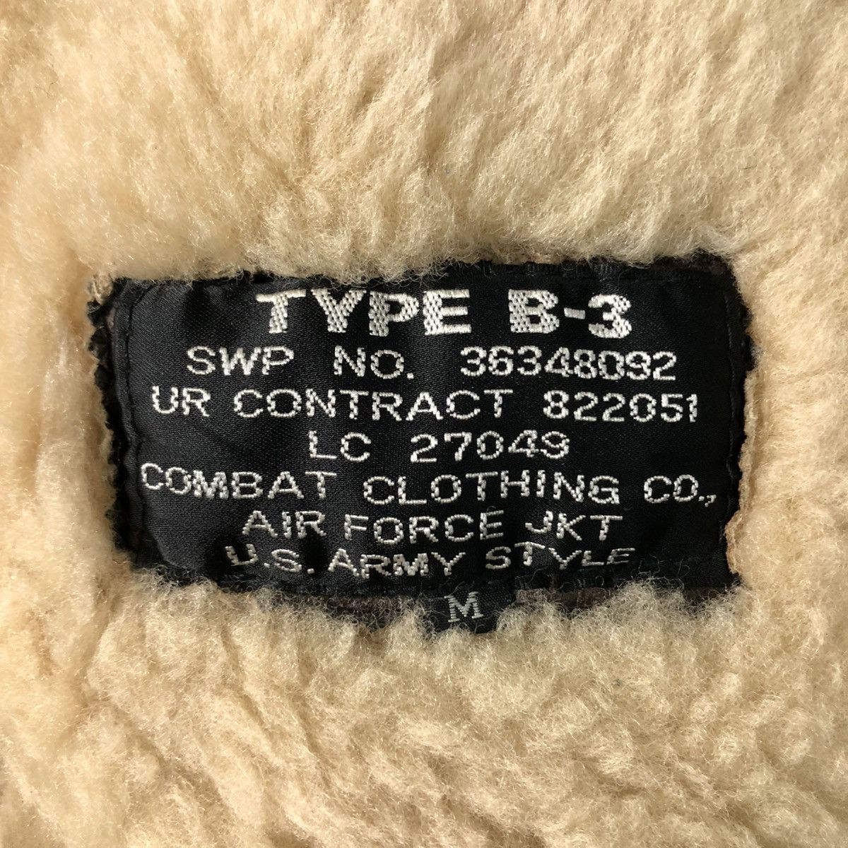 Vintage 🔥VINTAGE SHEARLING B-3 JACKET GENUINE LEATHER US ARMY STYLE Size US M / EU 48-50 / 2 - 20 Thumbnail