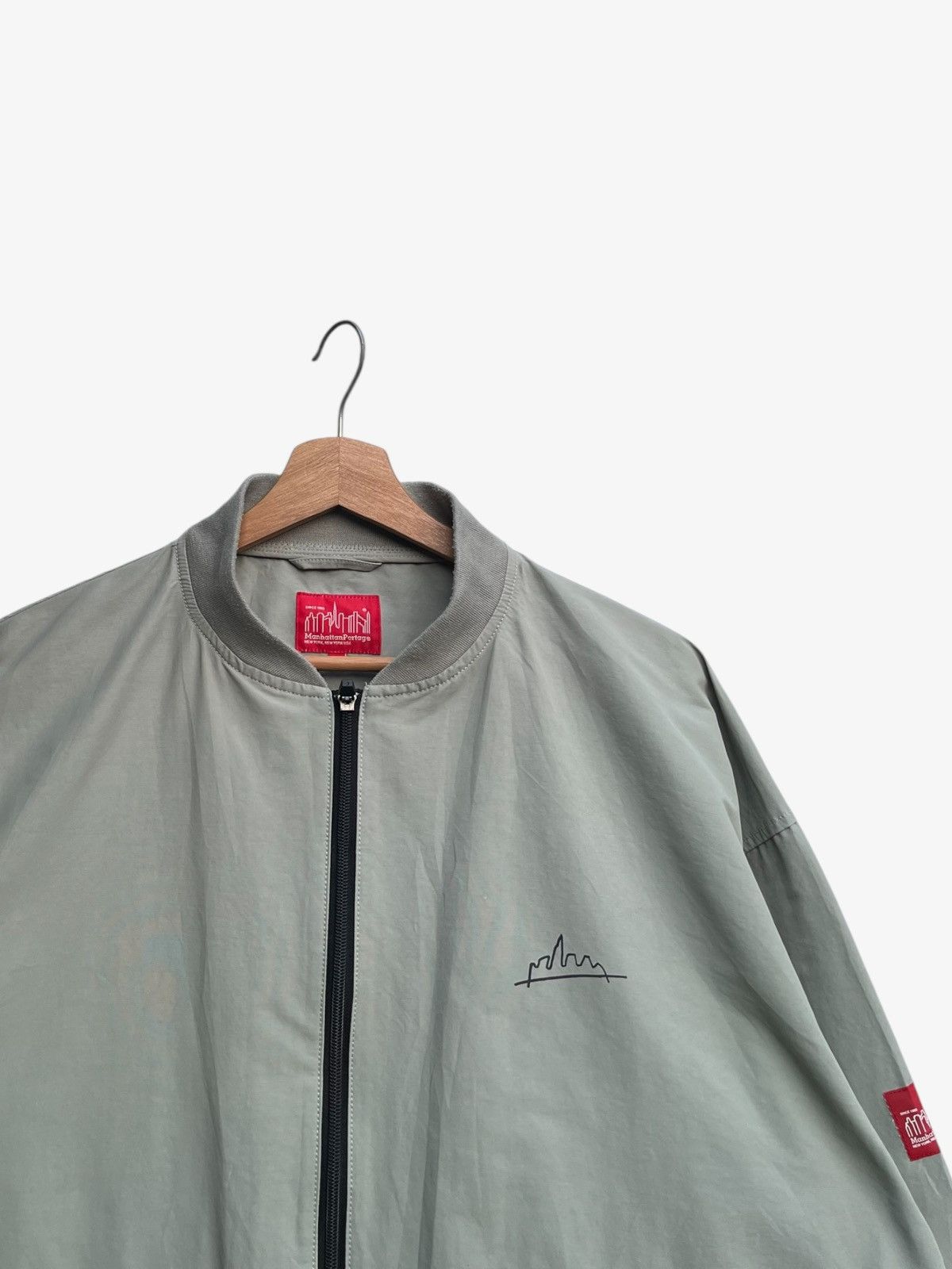 Manhattan Portage Manhattan Portage Cotton Nylon Grosgrain Zip Blouson Size US L / EU 52-54 / 3 - 7 Thumbnail