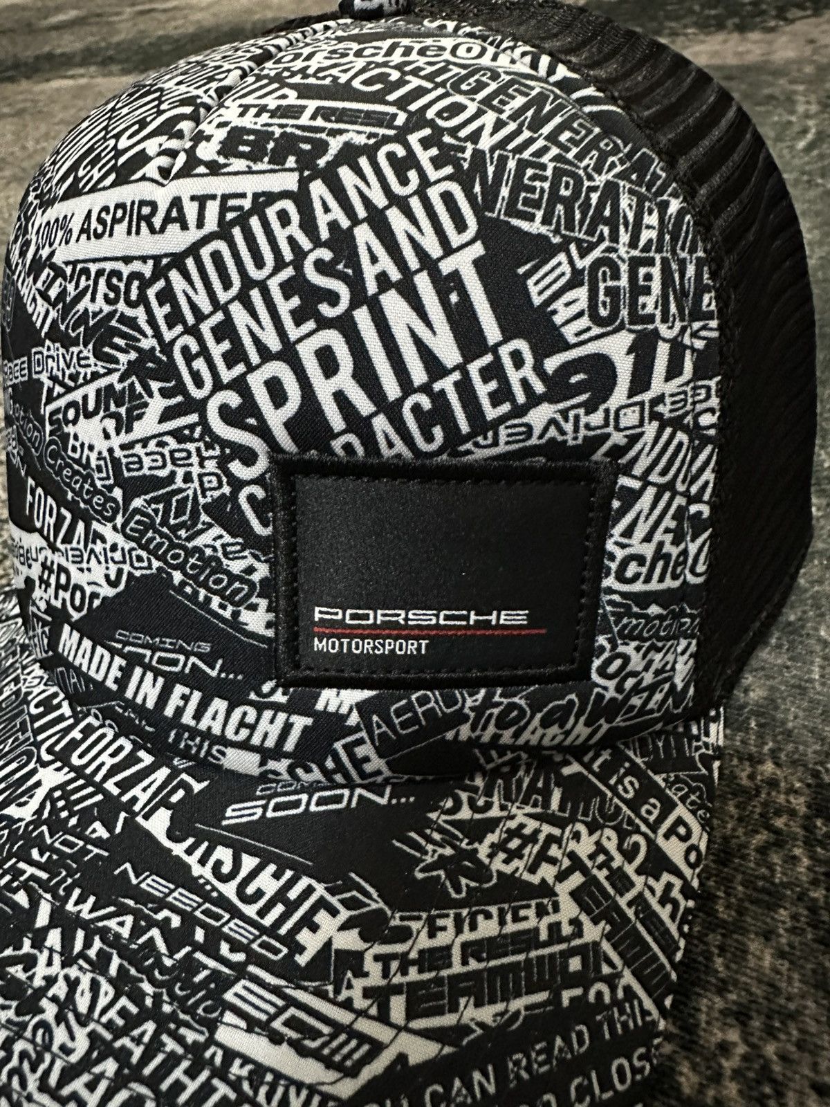 Porsche Design Porsche Motorsport Fullprint Trucker Hats Size ONE SIZE - 3 Thumbnail