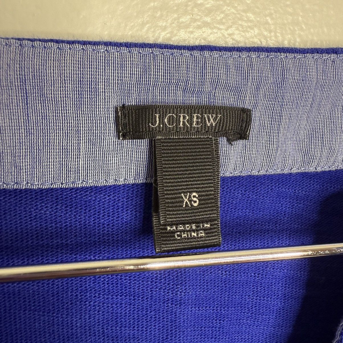 J.Crew J. Crew Royal Blue Cotton Tunic Top Women’s Size XS Casual Size XS / US 0-2 / IT 36-38 - 2 Thumbnail