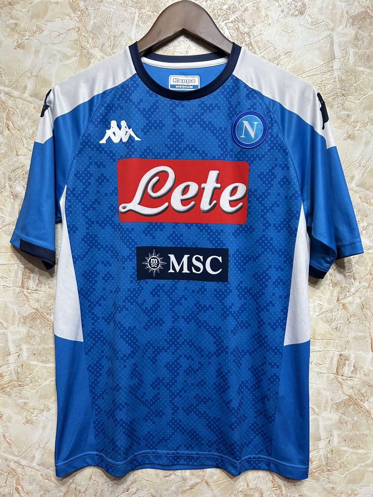 Kappa SCC Napoli 2019/2020 Kappa Soccer Jersey Football Shirt M Size US M / EU 48-50 / 2 - 1 Thumbnail