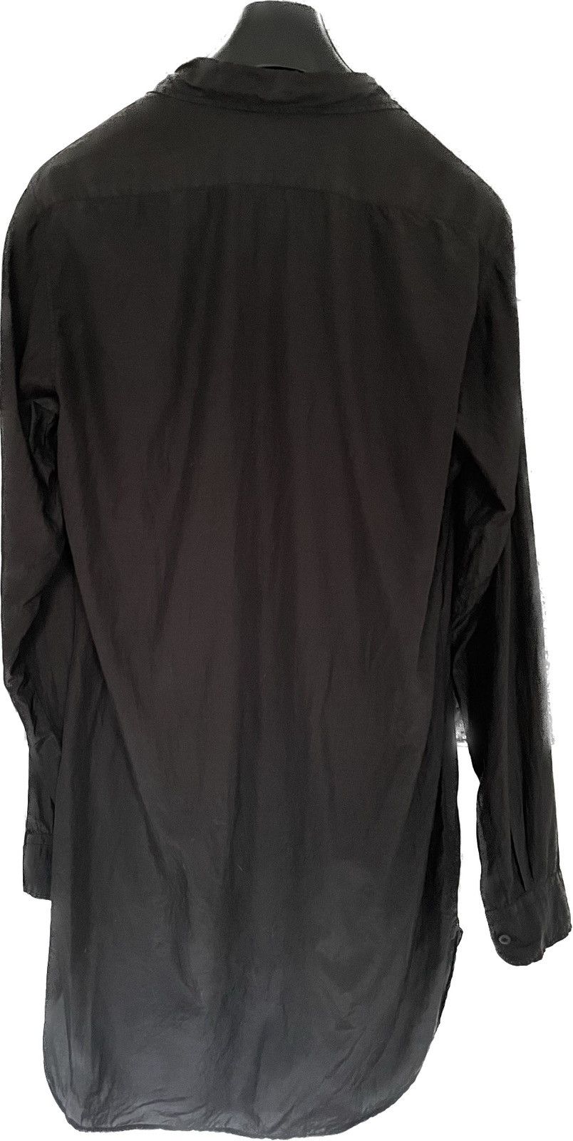 Dries Van Noten Dries Van Noten black silk blend tunic shirt Size 50R - 2 Thumbnail