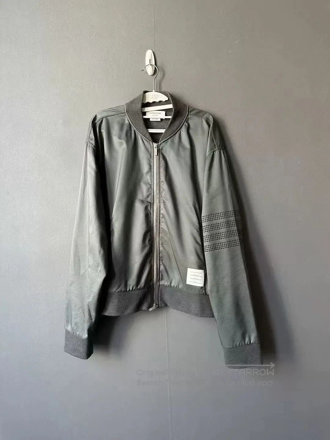 Thom Browne thom browne jacket in gray with unique design. Size US L / EU 52-54 / 3 - 1 Thumbnail