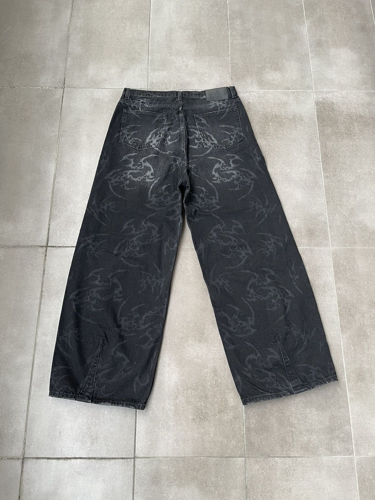 Han Kjobenhavn !DS! FW22 Han Kjobenhavn Tribal Baggy Distressed Denim Pants Size US 32 / EU 48 - 16 Thumbnail