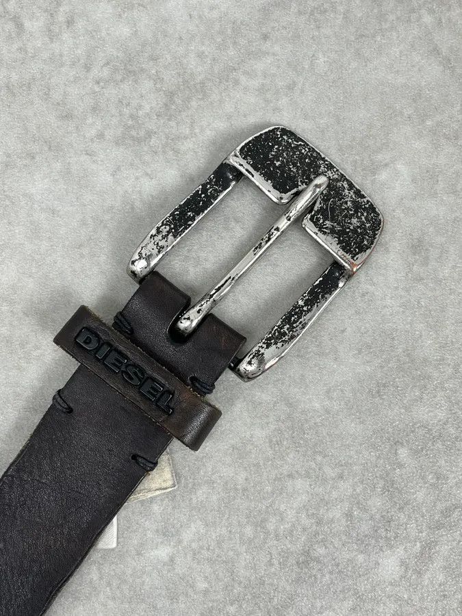 Diesel 2000s Diesel Studded Black Leather Belt Size ONE SIZE - 4 Thumbnail