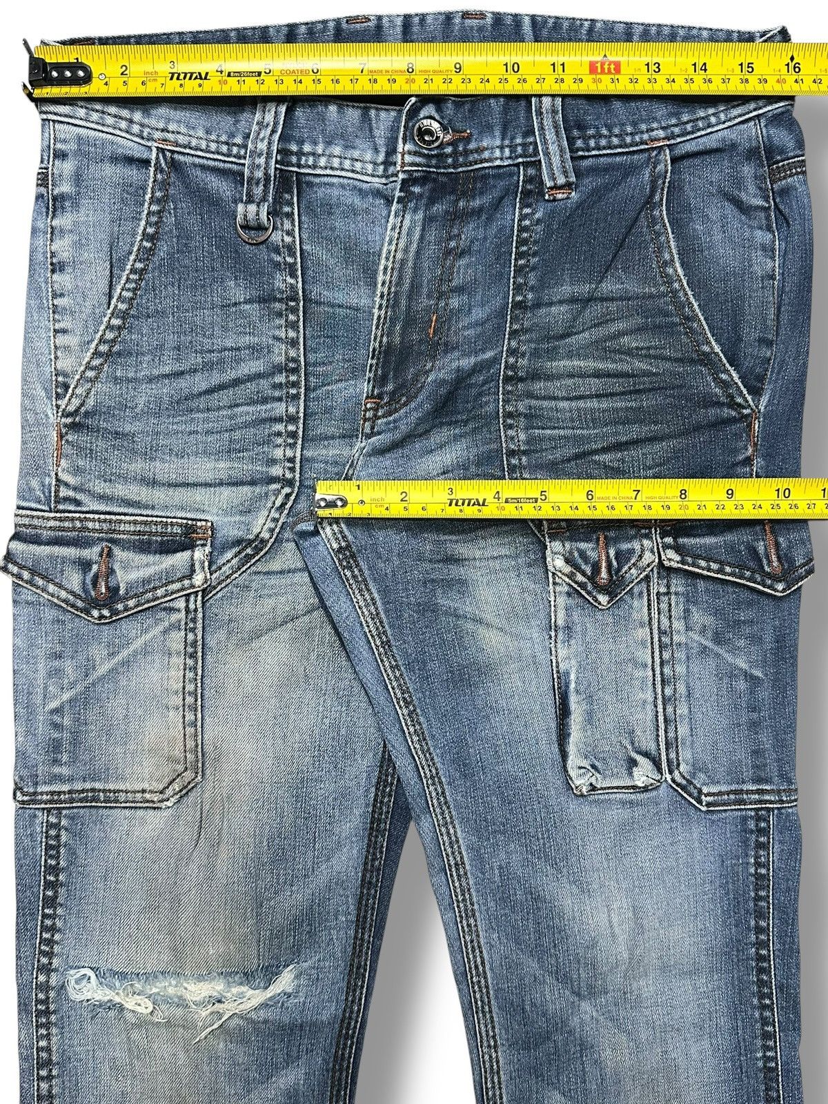 Nicole Club Hideaways Nicole Club Distressed BOOTCUT Multipocket Cargo Size US 32 / EU 48 - 19 Thumbnail