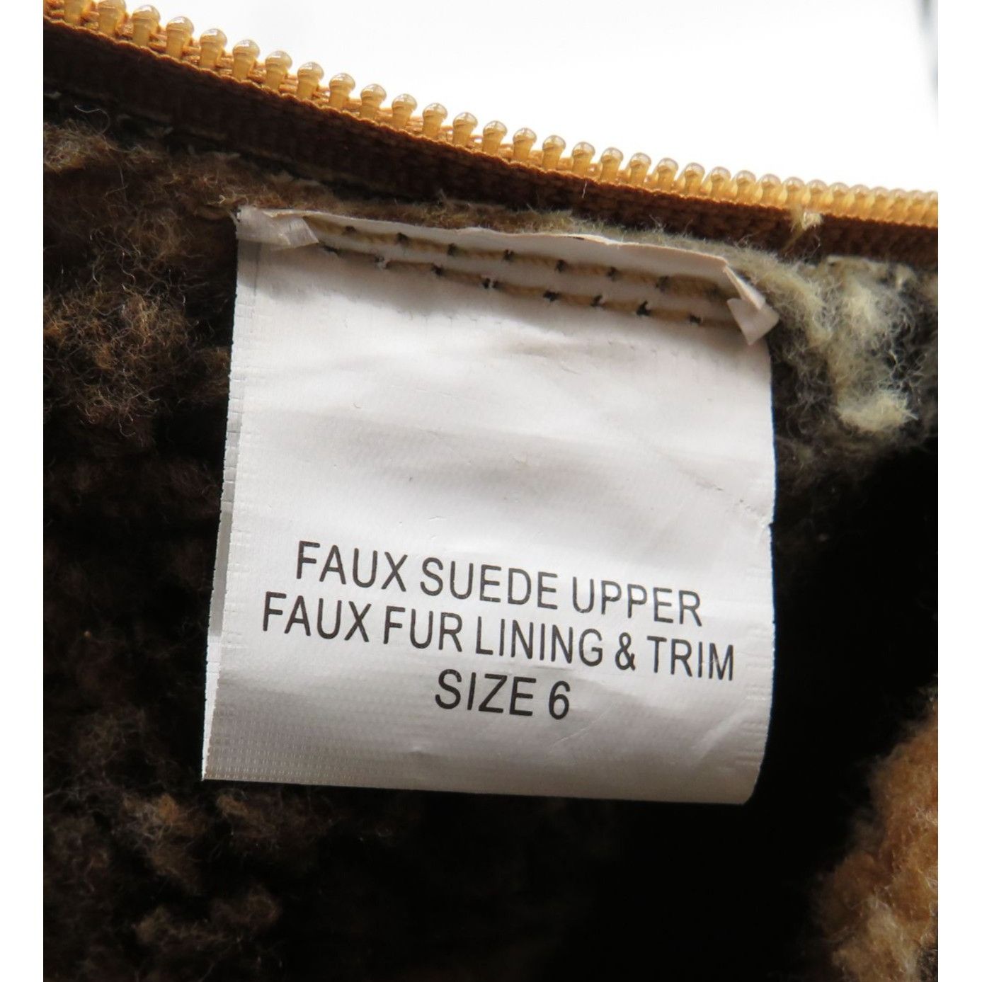 Other Muk Luks Women's Essentials Tan Suede Faux Fur Ankle Boots S Size US 6 / IT 36 - 7 Thumbnail