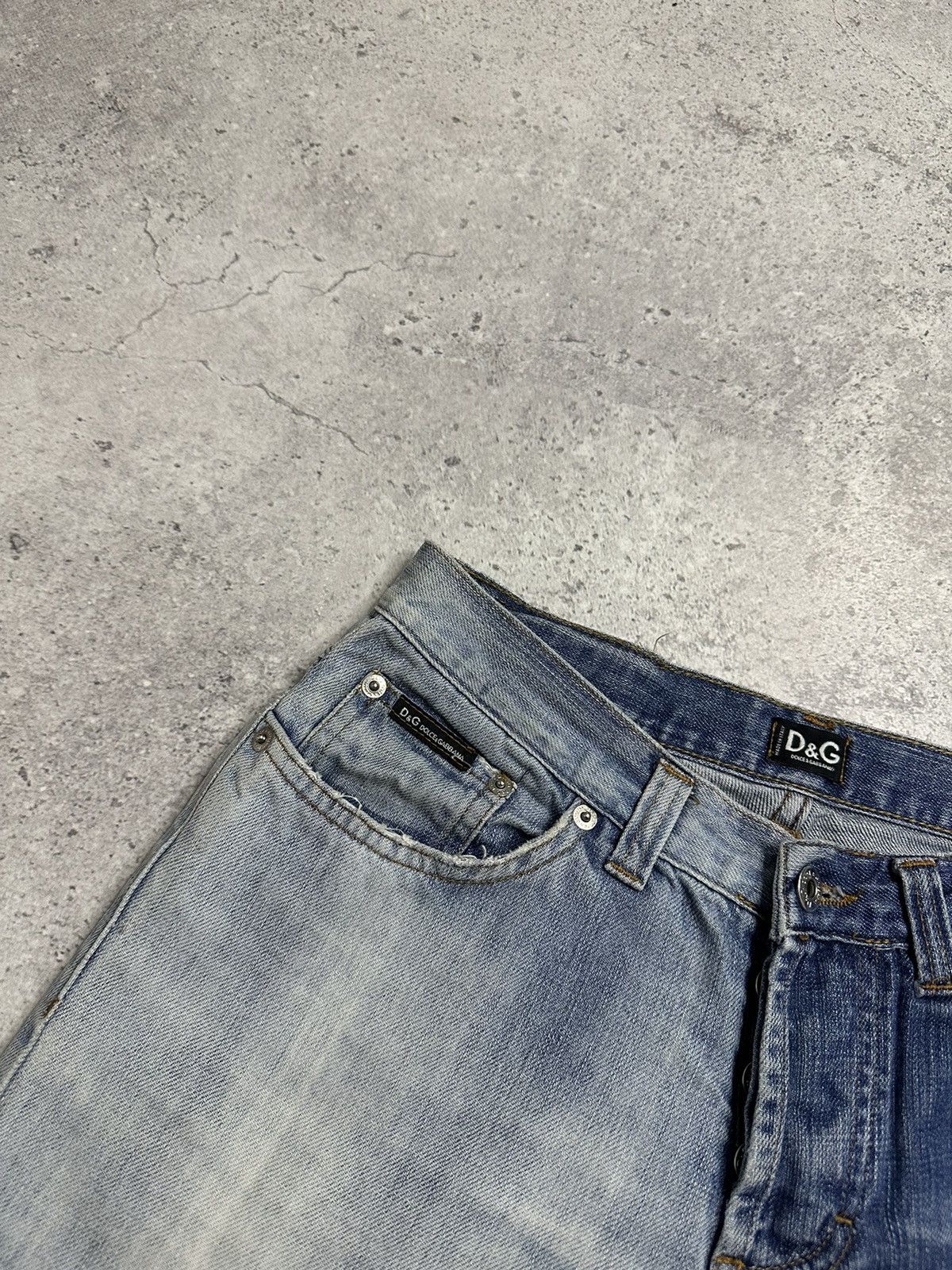 Dolce & Gabbana VTG Rare Y2K Dolce & Gabbana Two Color Distressed Pants Size US 30 / EU 46 - 17 Thumbnail