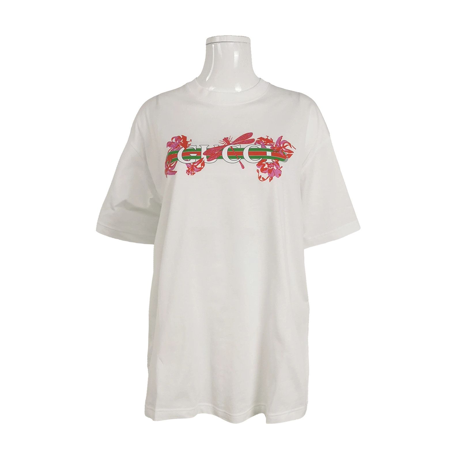 Gucci Gucci Floral Logo T-Shirt Size L Size US L / EU 52-54 / 3 - 1 Thumbnail