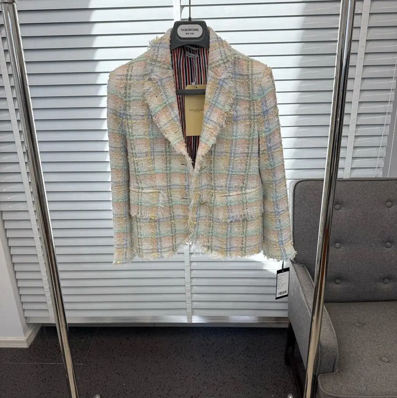 Thom Browne Thom Browne Spring Autumn Ivory Cotton Cardigan 0089 Size M / US 6-8 / IT 42-44 - 1 Thumbnail