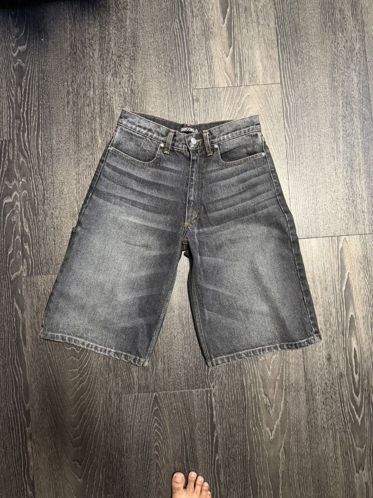 Vintage DISCONT’D Charcoal Baggy Jort -28 Size US 28 / EU 44 - 1 Thumbnail