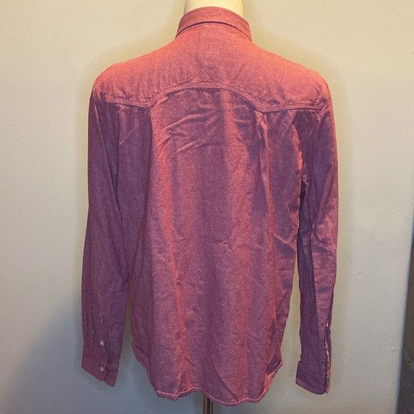 Cult Of Individuality Cult of Individuality Button Down Shirt in Red Cotton (XL) Size US XL / EU 56 / 4 - 5 Thumbnail