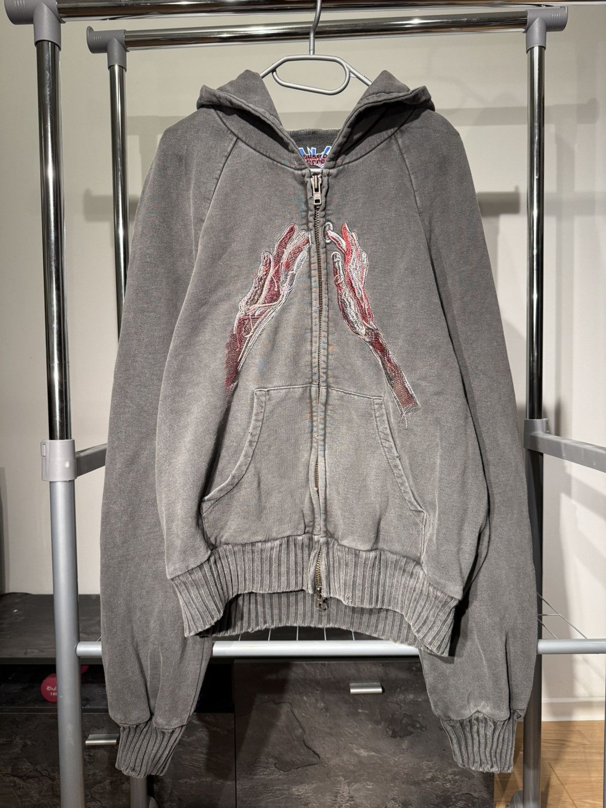 HOUSE OF ERRORS似 ZIP HOODIE HOUSE OF ERRORS似 ZIP HOODIE ALL-SEEING HOODIE IN BLACK