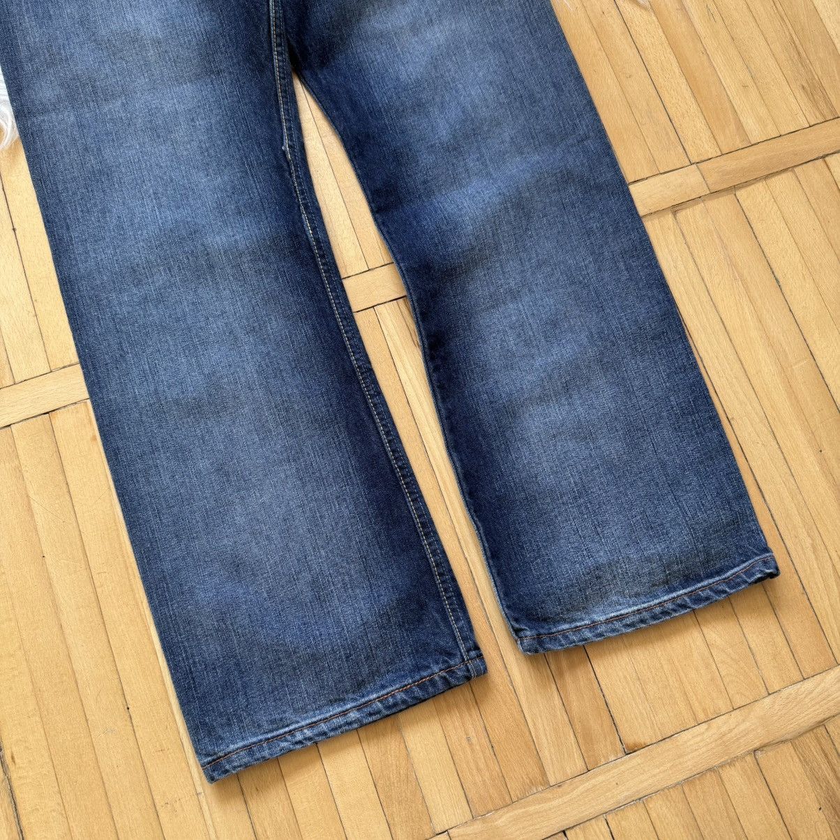 Levi's 📌 Vintage 00’s Levi's 501 Denim Washed Jeans Size US 31 - 2 Thumbnail