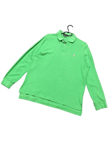 Polo Ralph Lauren Polo Ralph Lauren Custom Fit Green Long Sleeve Size XL Size US XL / EU 56 / 4 - 1 Thumbnail