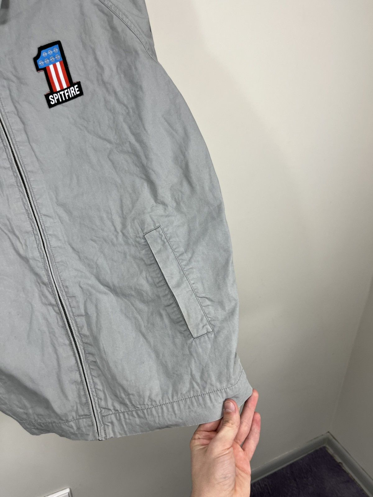 Spitfire Vintage Spitfire NEW Hype Y2K Gray Skate Jacket Size US M / EU 48-50 / 2 - 7 Thumbnail