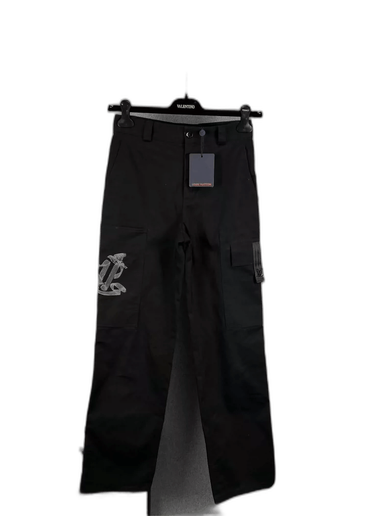 Louis Vuitton Louis Vuitton Embroidered Cargo Pants Size 44-yf Size US 44 / EU 60 - 1 Thumbnail