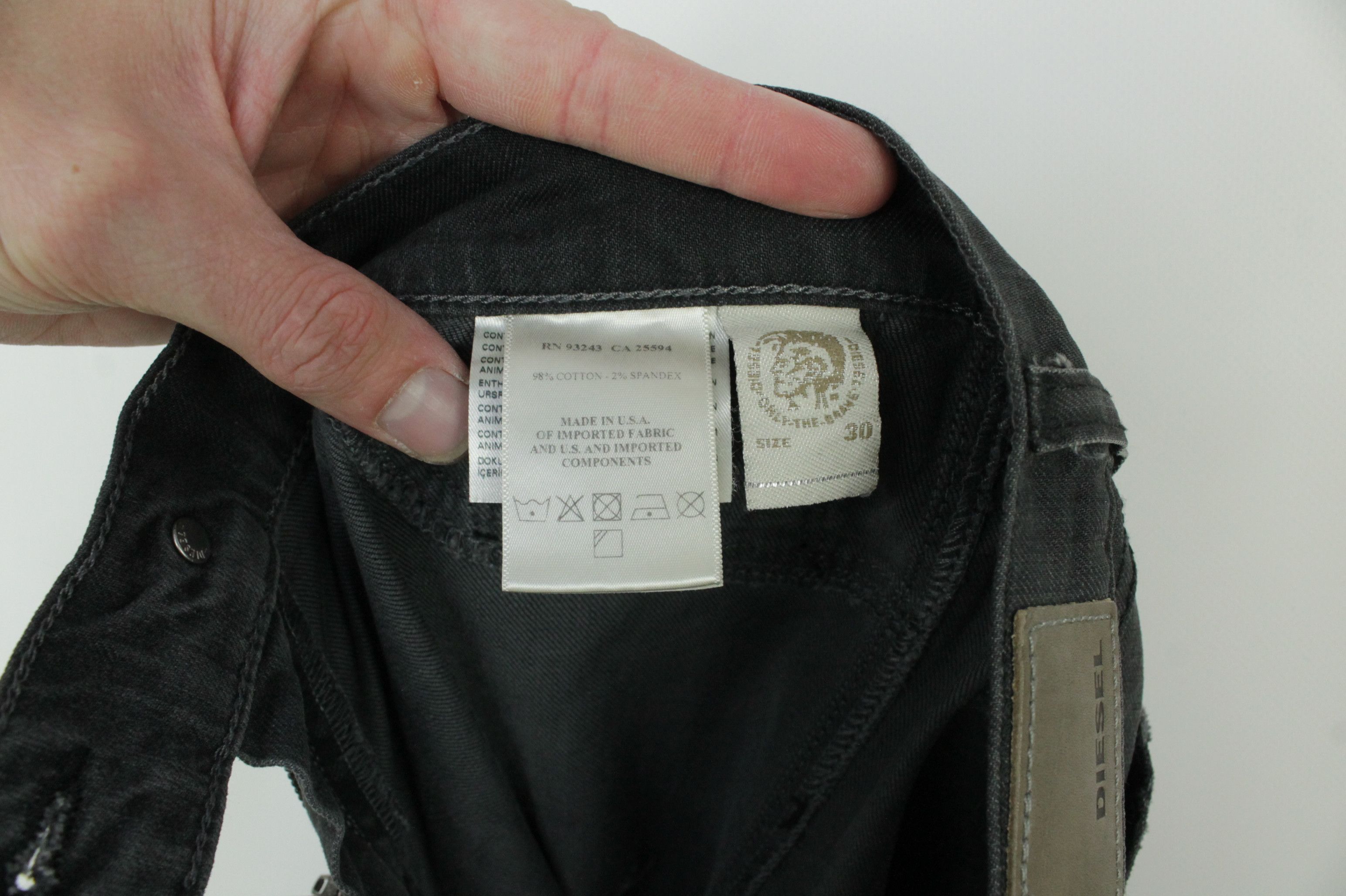 Diesel Diesel Women's Livier Super Slim Jeggings Low Waist Jeans Size 30" / US 8 / IT 44 - 9 Thumbnail