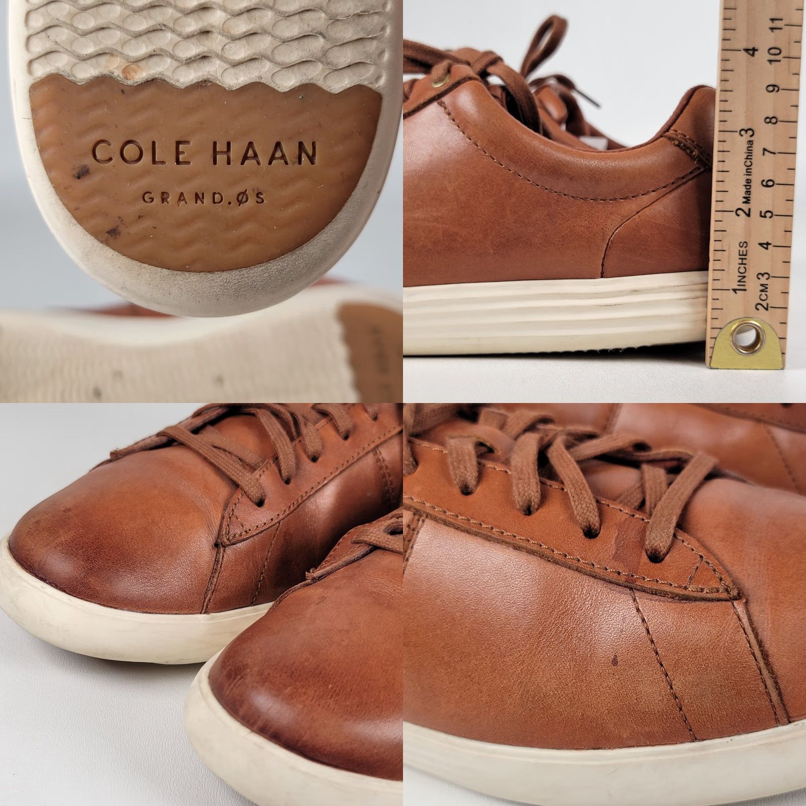 Cole Haan Cole Haan Reagan Grand Sneaker British Tan Leather C32500 Size 9M Mens Size US 9 / EU 42 - 8 Thumbnail
