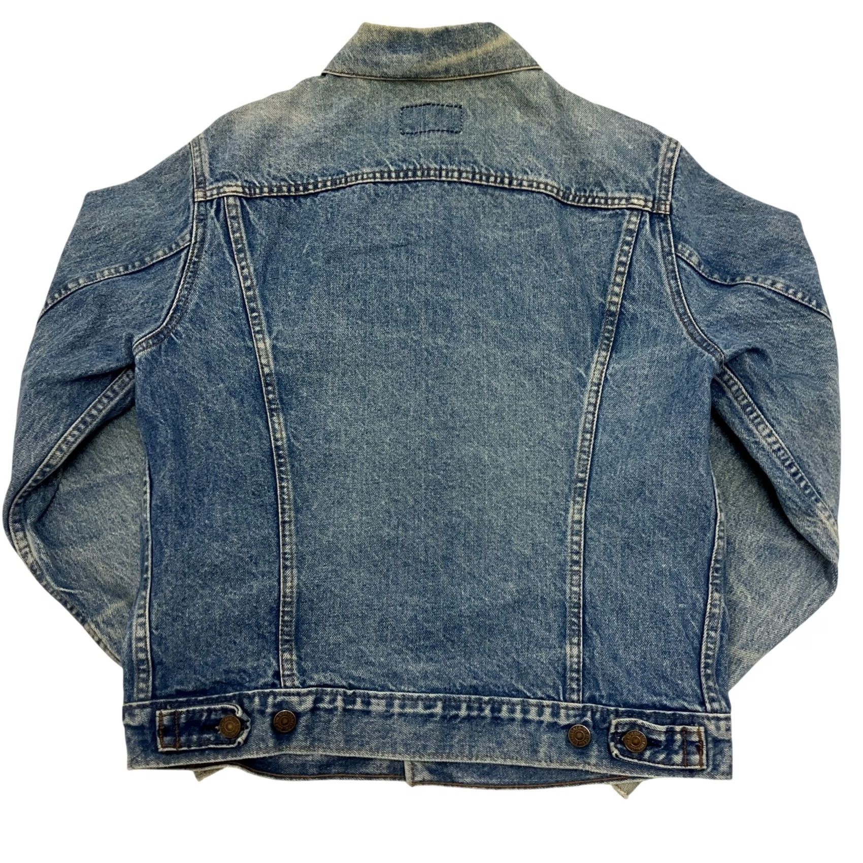 Levi's VINTAGE Levi’s 70506 Denim Jacket Mens 40R Blue USA Trucker 80s 90s Size US XXS / EU 40 - 5 Thumbnail