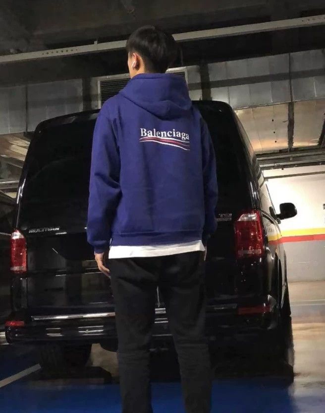Balenciaga Balenciaga Blue Coca-Cola wave hoodie sweatshirt Size US S / EU 44-46 / 1 - 4 Thumbnail
