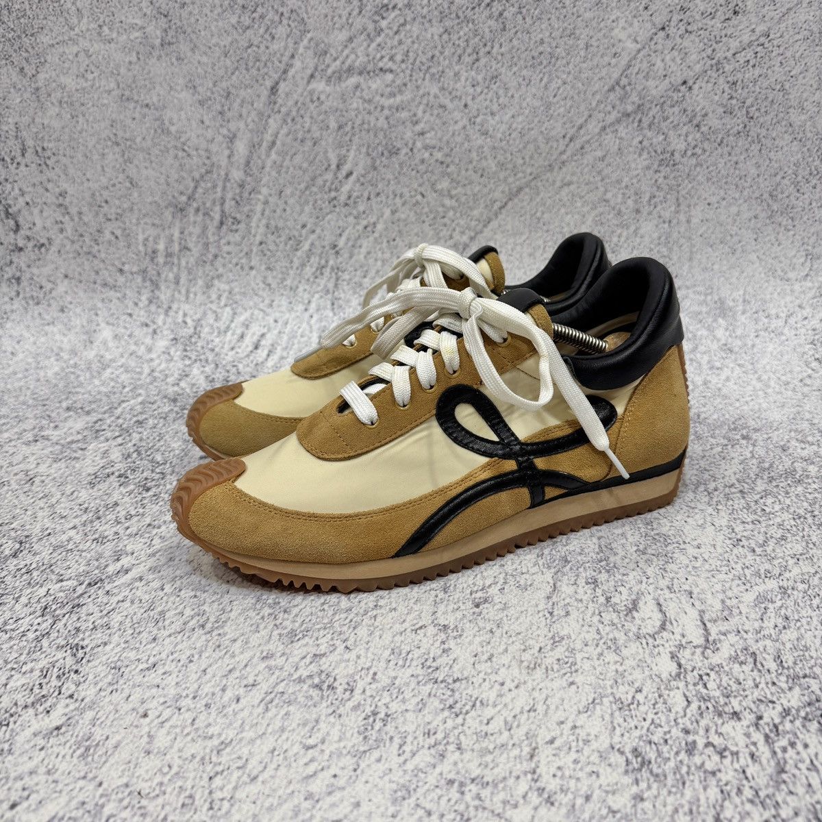 Loewe Loewe Flow Runner Honey Tan Suede Leather Sneakers US10 UK7 Size US 10 / IT 40 - 1 Thumbnail