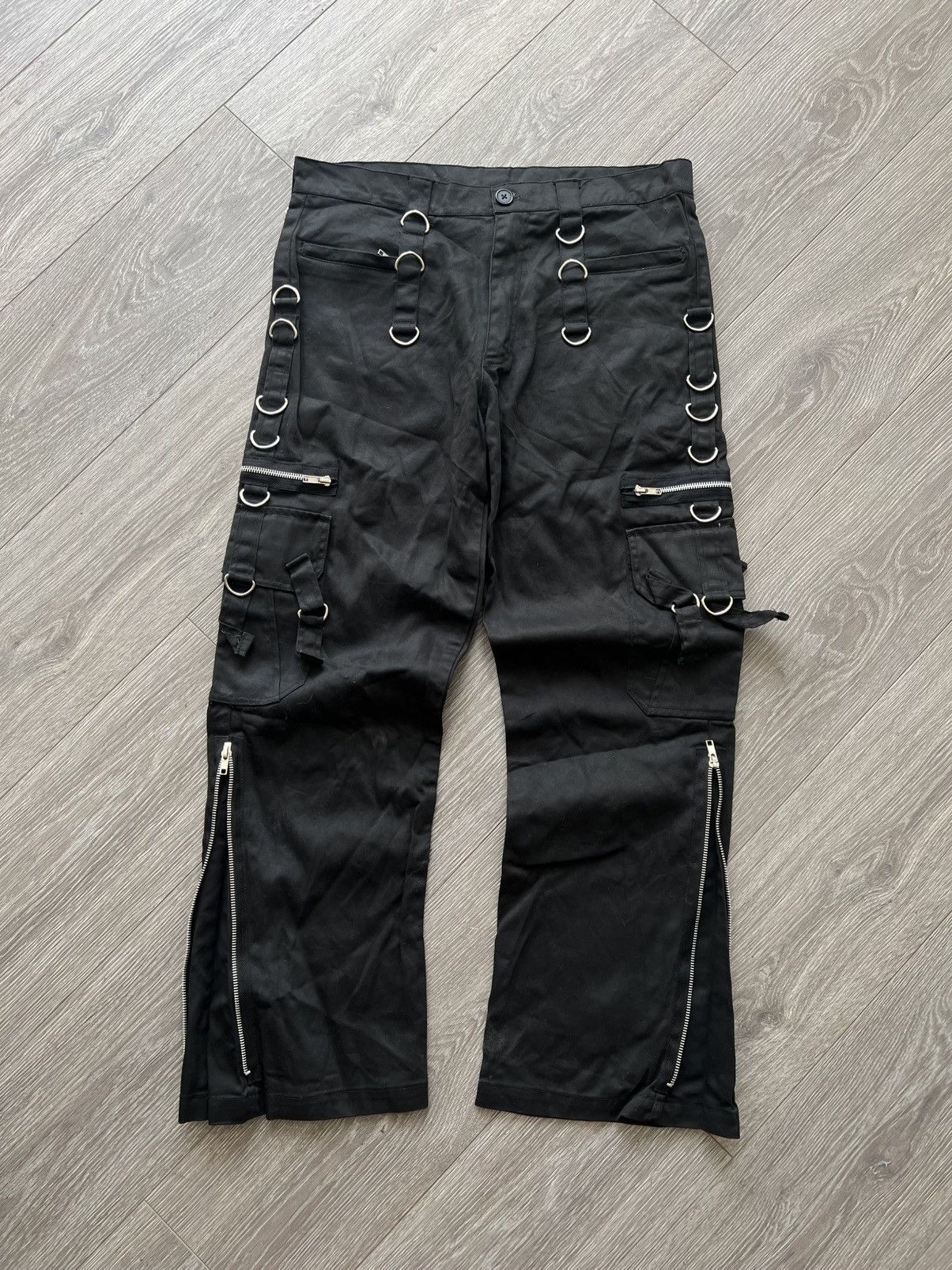 Japanese Brand Vintage Avant Garde Pants Y2K Bondage Gothic Size US 32 / EU 48 - 1 Thumbnail