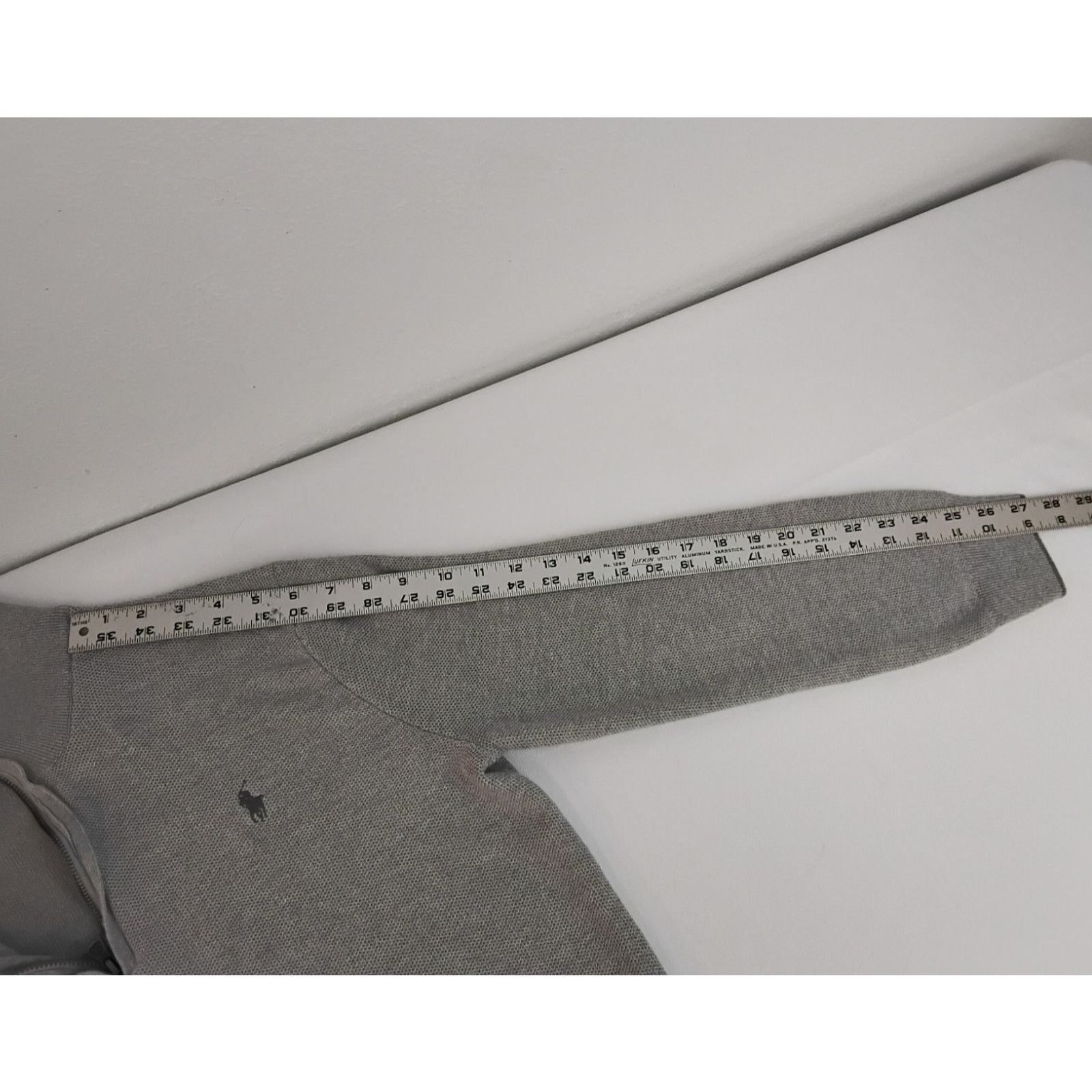 Polo Ralph Lauren Polo Ralph Lauren 1/4 Zip Men's L Gray Pima Cotton Waffle Size US L / EU 52-54 / 3 - 11 Thumbnail