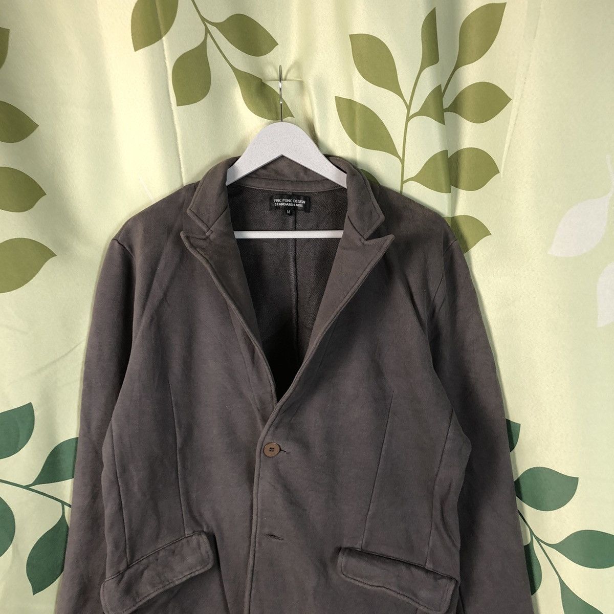 Japanese Brand Pinc Ponc Design Standard Label Grey Blazer cardigan #7421 Size US M / EU 48-50 / 2 - 2 Thumbnail