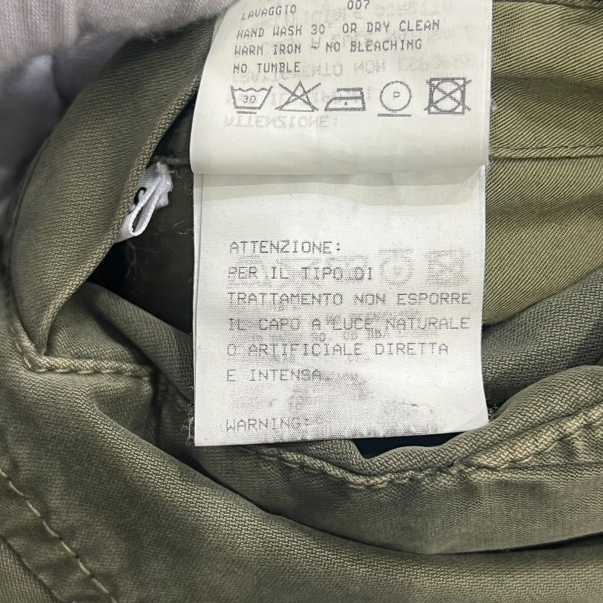 Neil Barrett NEIL BARRETT Cotton Military Coat Size XS / US 0-2 / IT 36-38 - 9 Thumbnail