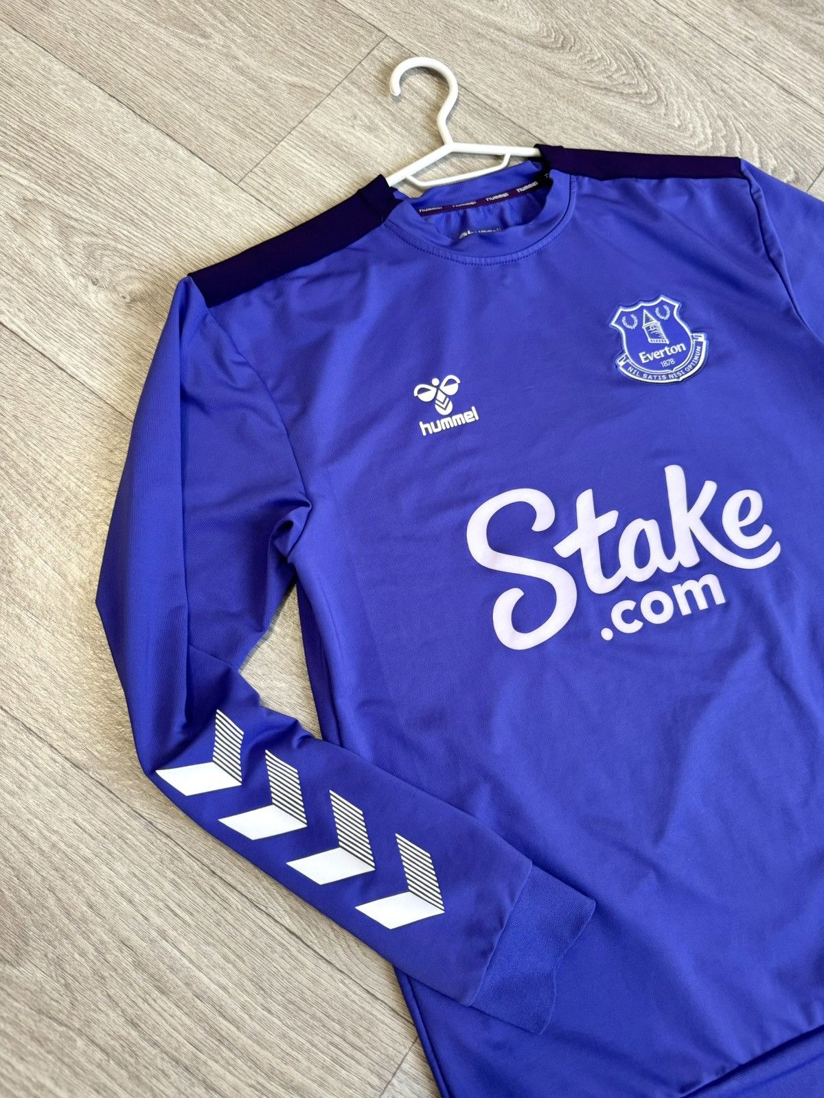 Hummel 🔷Hummel Everton Long Sleeve Soccer jersey🔷 Size US S / EU 44-46 / 1 - 3 Thumbnail