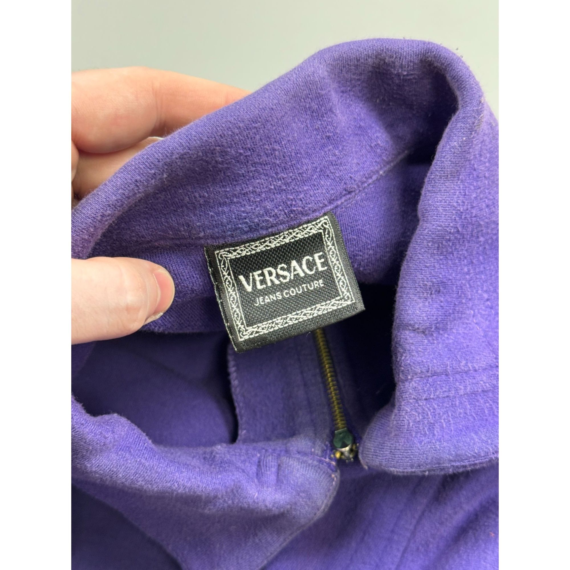 Versace Jeans Couture Versace Jeans Couture 1/4 Zip Sun Faded Pullover (Y1203) Size US S / EU 44-46 / 1 - 10 Thumbnail
