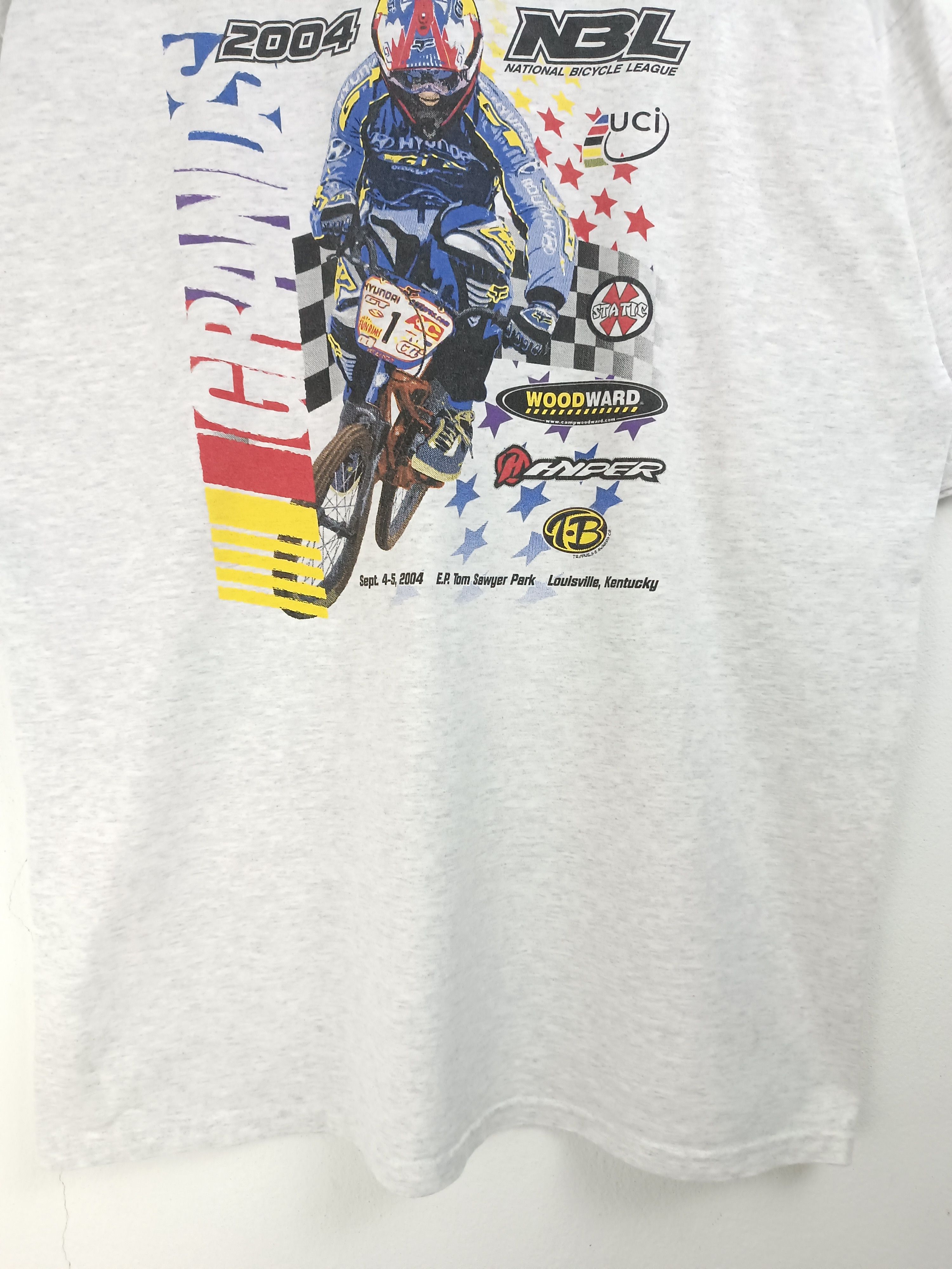 Vintage VINTAGE 2004 NBL NATIONAL BICYCLE LEAGUE MOUNTAIN BIKE TEE Size US XL / EU 56 / 4 - 13 Thumbnail