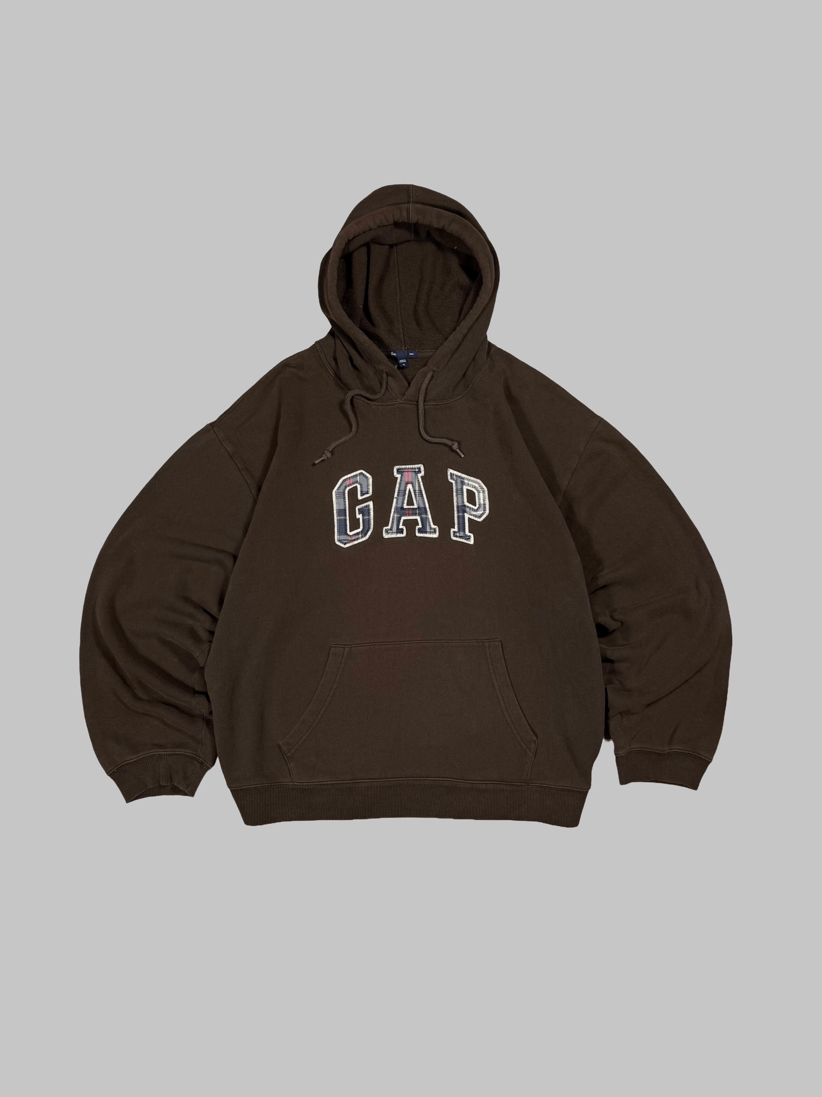 Gap Brown Hoodies Vintage Travis Scott Style