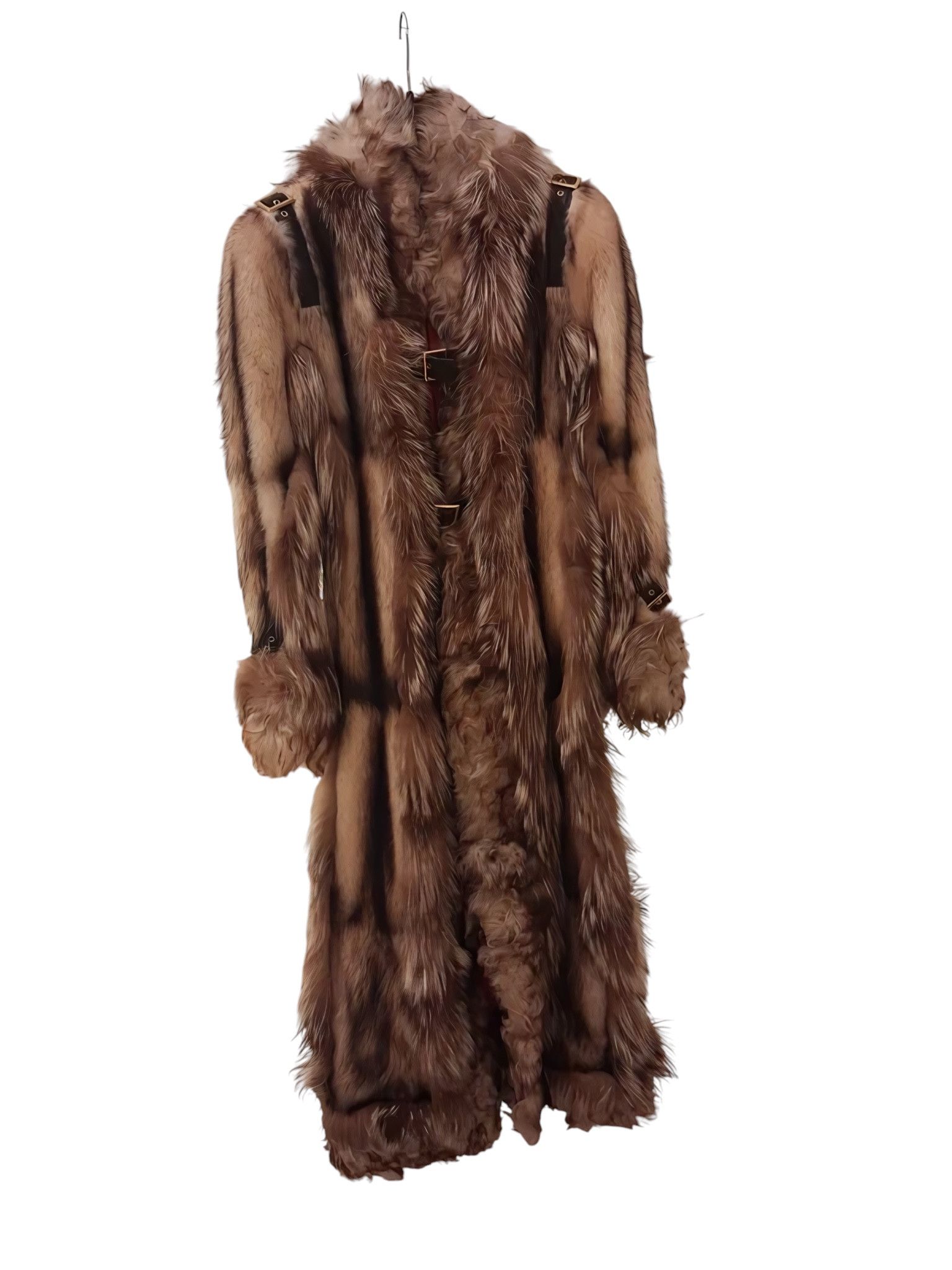 Dolce & Gabbana F/W 2001 RUNWAY POLECAT FUR CALF LENGTH COAT Size S / US 4 / IT 40 - 3 Thumbnail