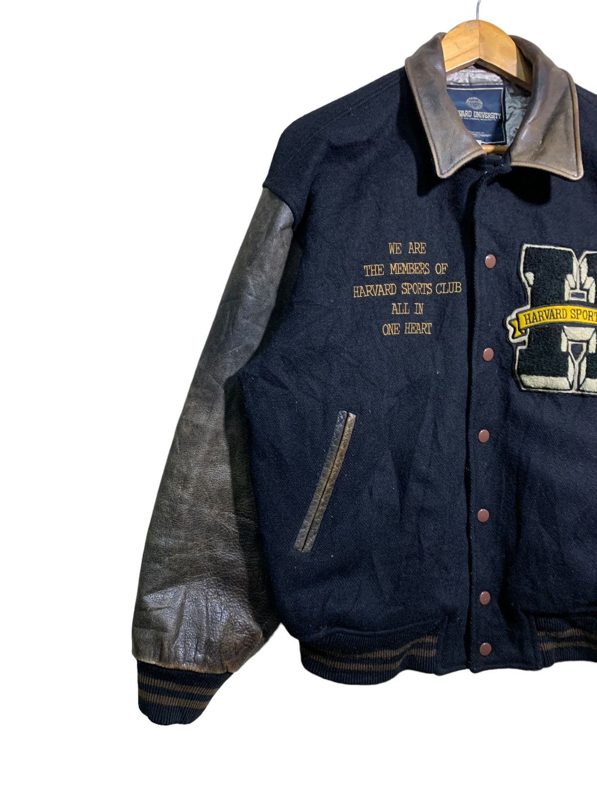 Vintage 🔥VTG HARVARD VARSITY JACKETS Size US L / EU 52-54 / 3 - 2 Thumbnail