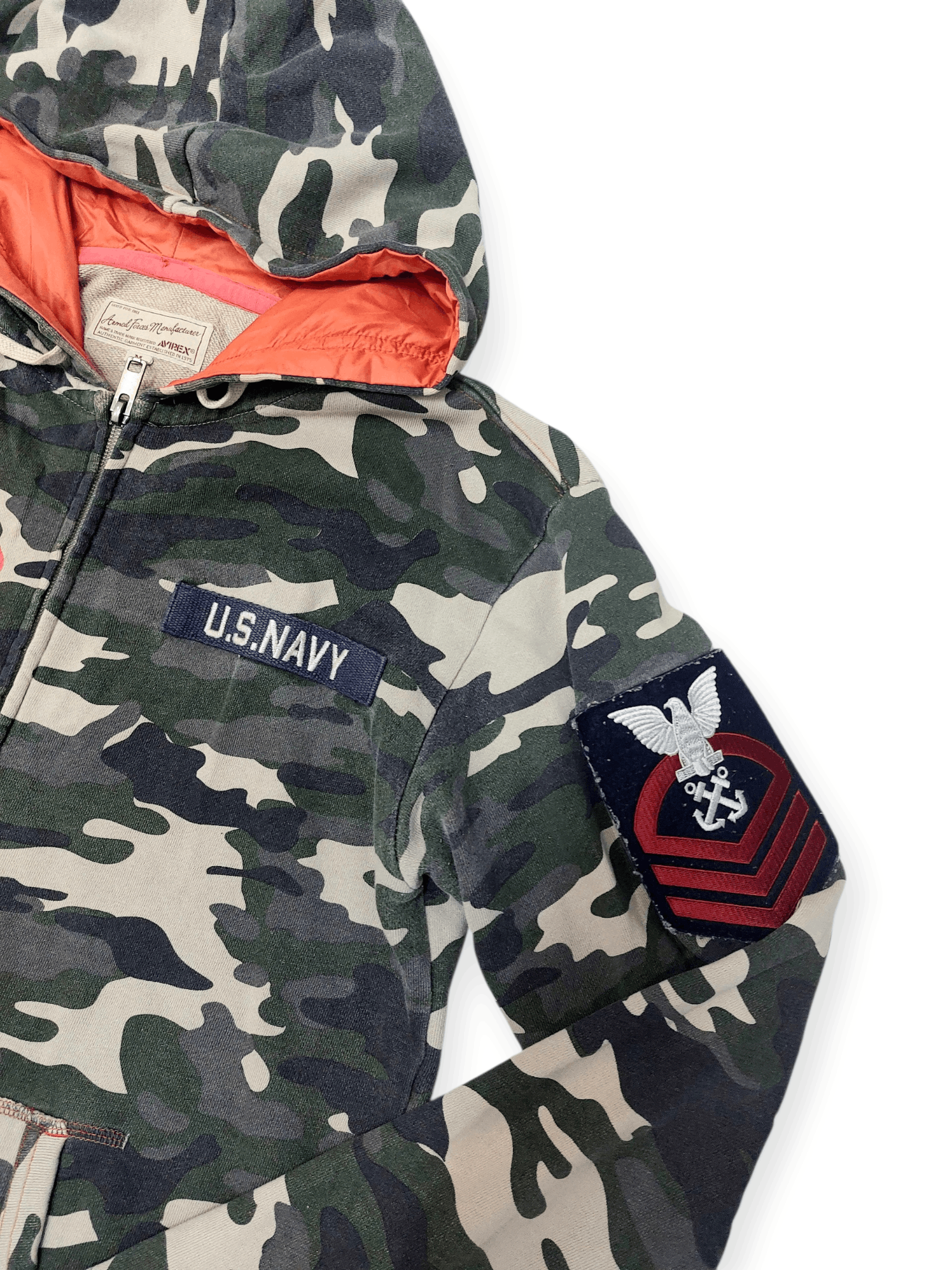 Avirex Avirex Military Armed Forces US Navy Hoodies Size US M / EU 48-50 / 2 - 9 Thumbnail