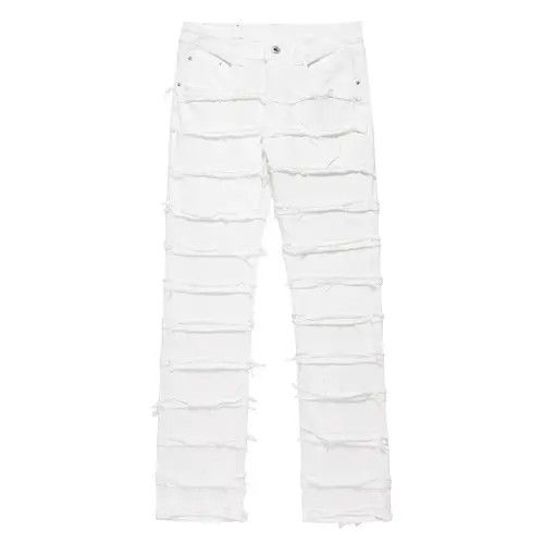Jean custom damaged punk jeans Size US 30 / EU 46 - 2 Thumbnail