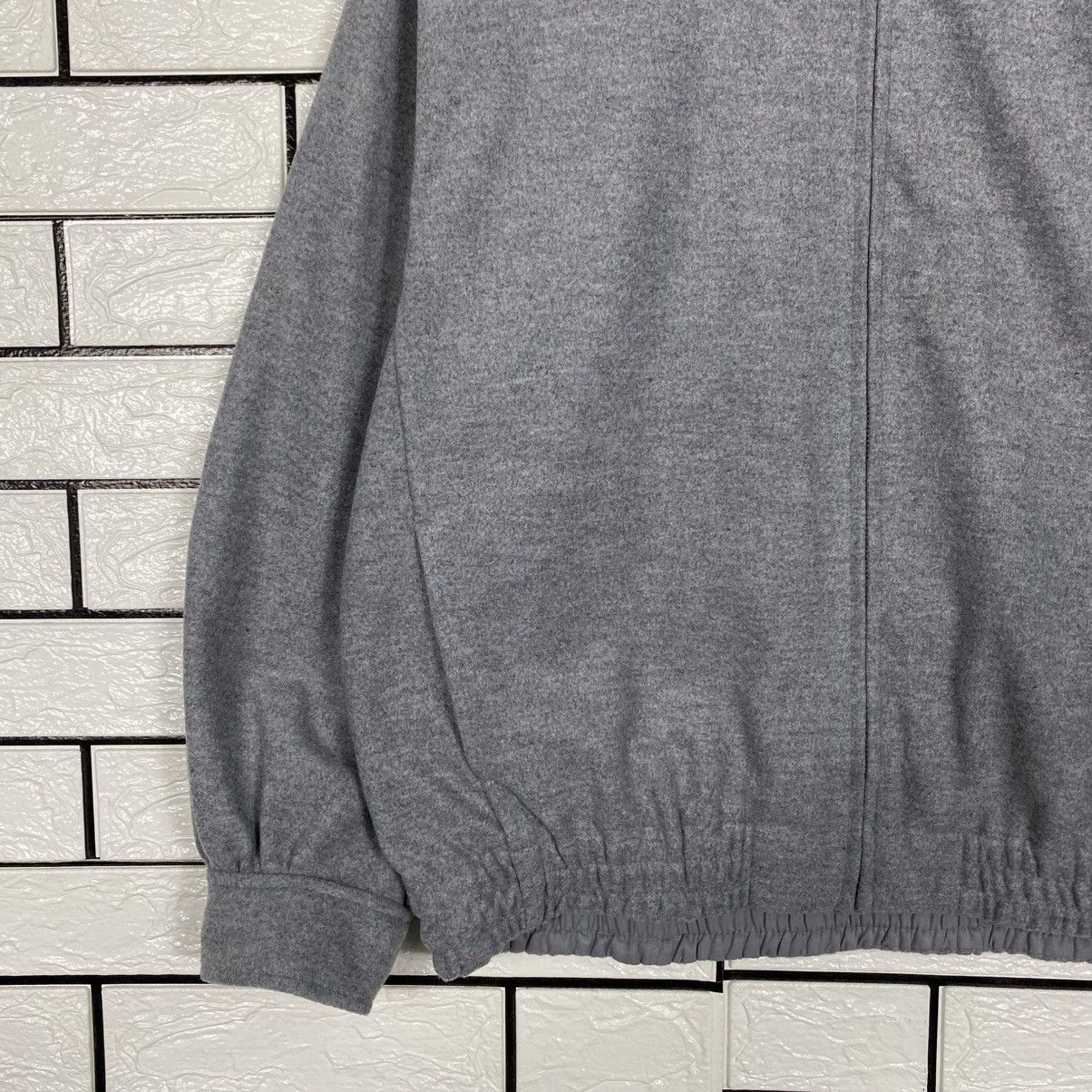 Japanese Brand 📌Vintage Wool Zipper Bomber Jacket Uniqlo Issey Miyake Size US L / EU 52-54 / 3 - 5 Thumbnail