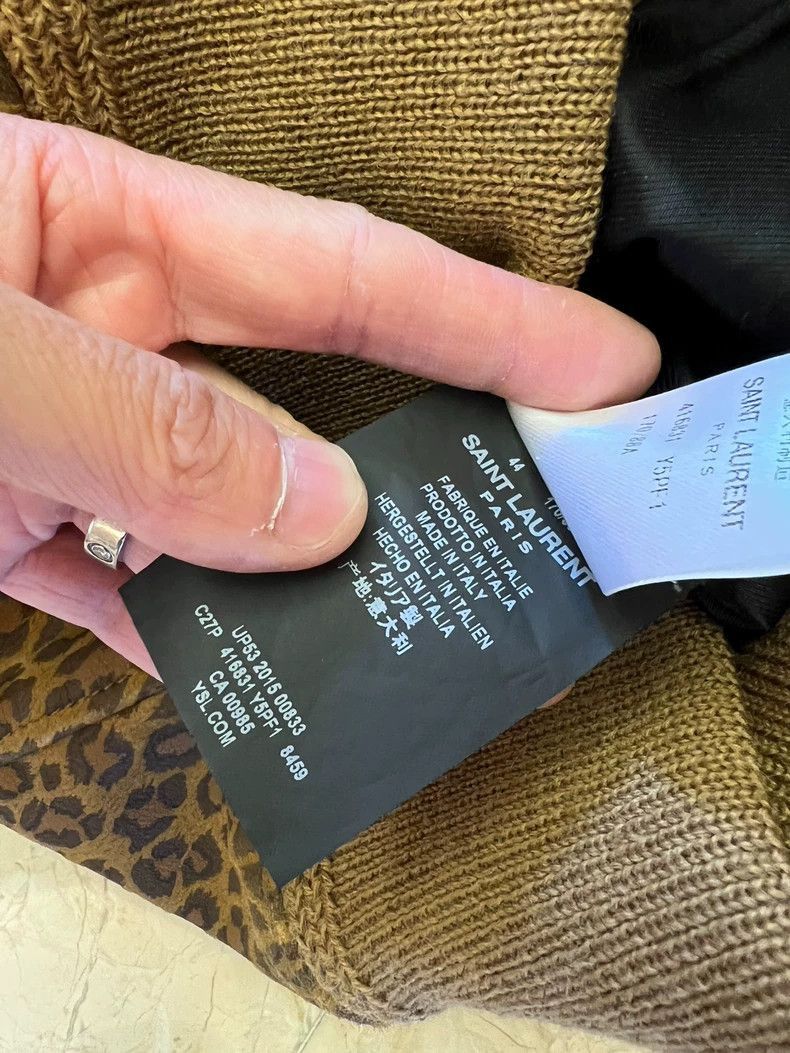 Saint Laurent Paris saint laurent leopard print jacket size 44-2507 Size US M / EU 48-50 / 2 - 4 Thumbnail
